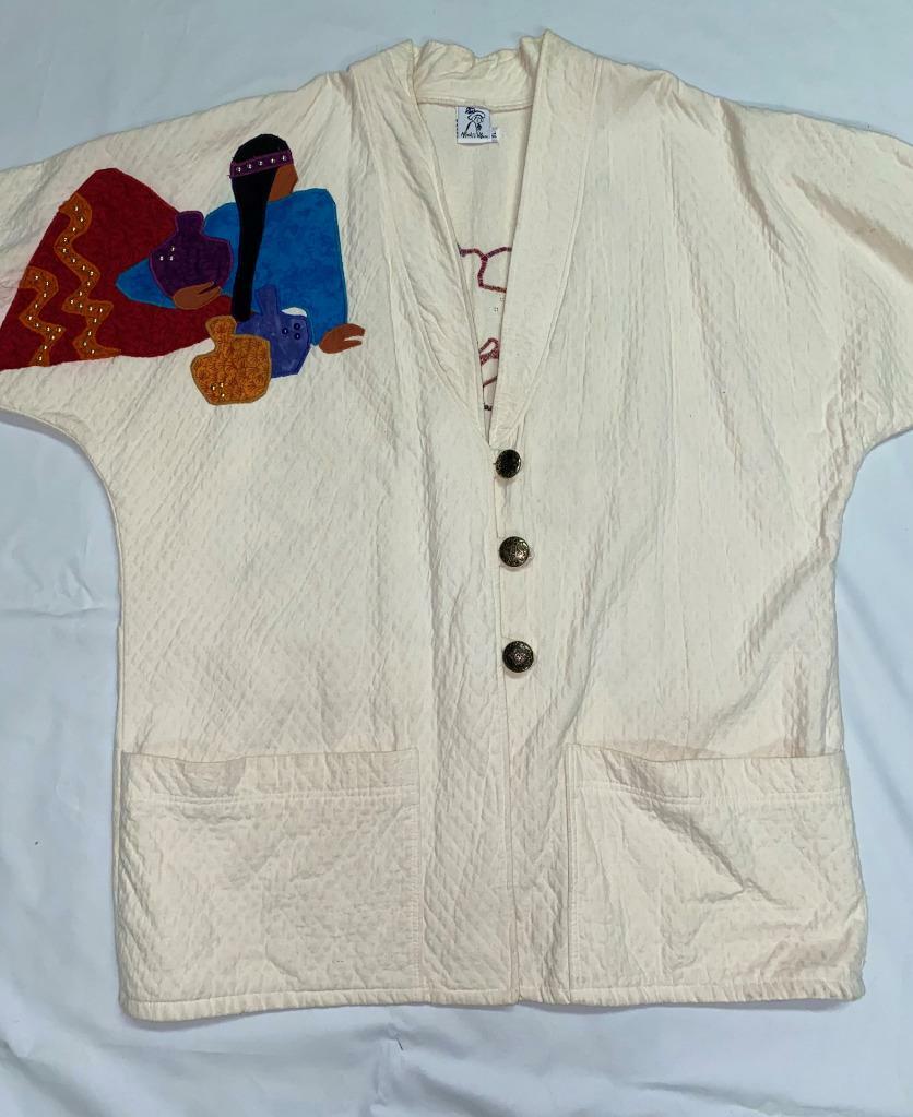 Vintage Alfredo’s Wife 2 Piece Jacket & Skirt Womens XL Southwest Design