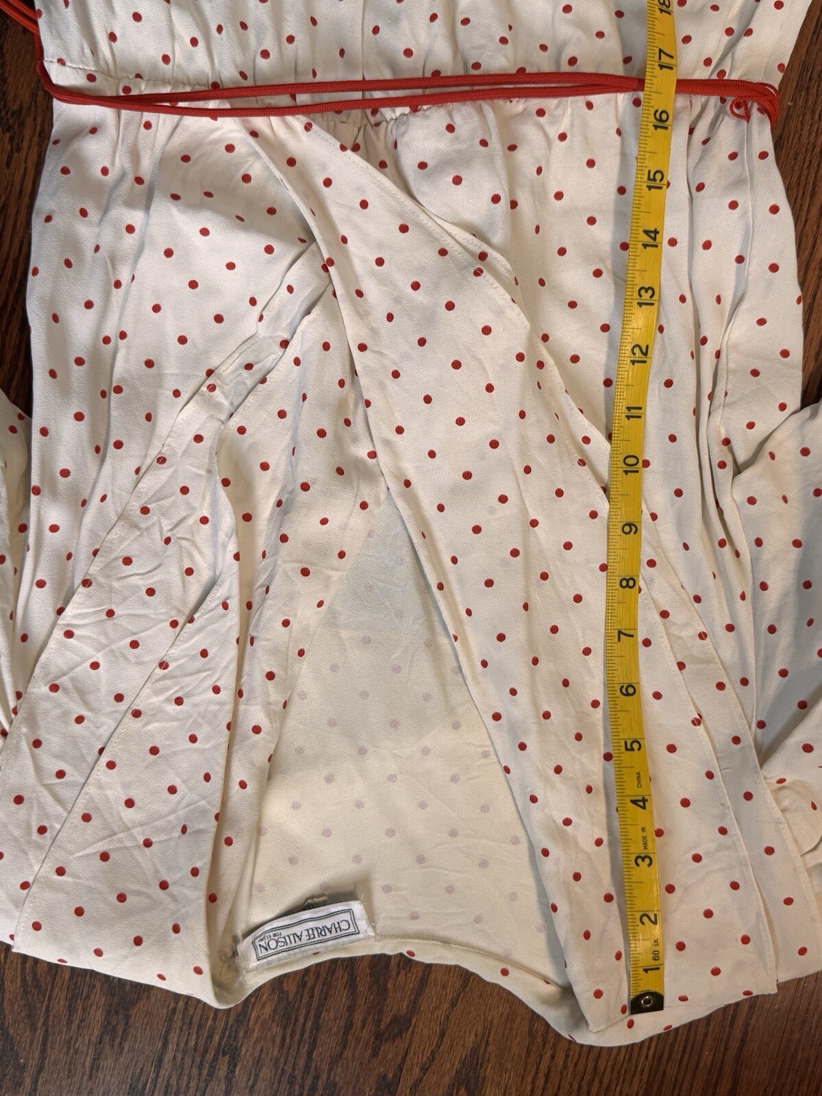 Vintage Charlee Allison midi Dress puff sleeve– 9/10