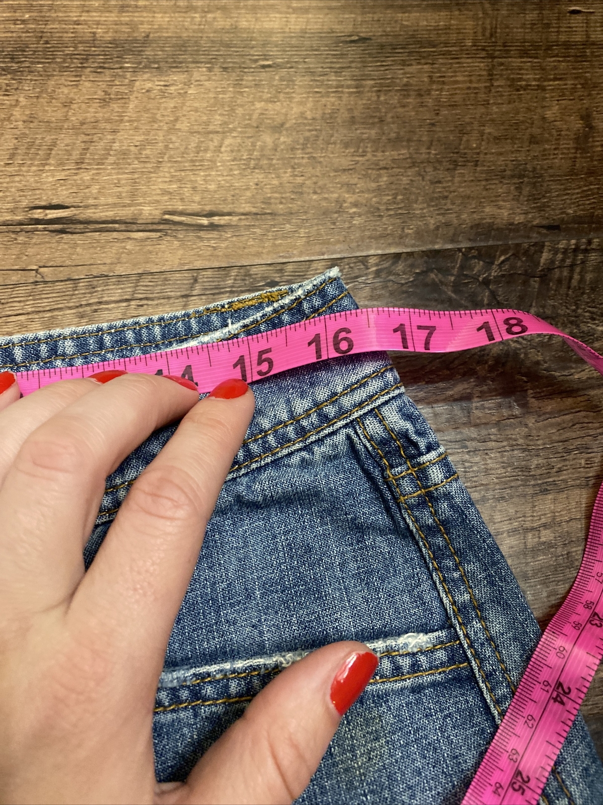 Refuge Premium Denim Y2K Era Mini Denim Jean Skirt. Juniors Size 9