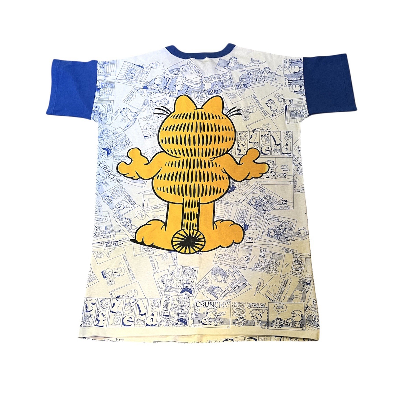 Vintage Flirts Garfield women’s sleep t-shirt nightgown size M 1978 VG condition