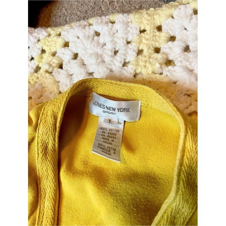 Retro Sport Bright Yellow Cotton Vest