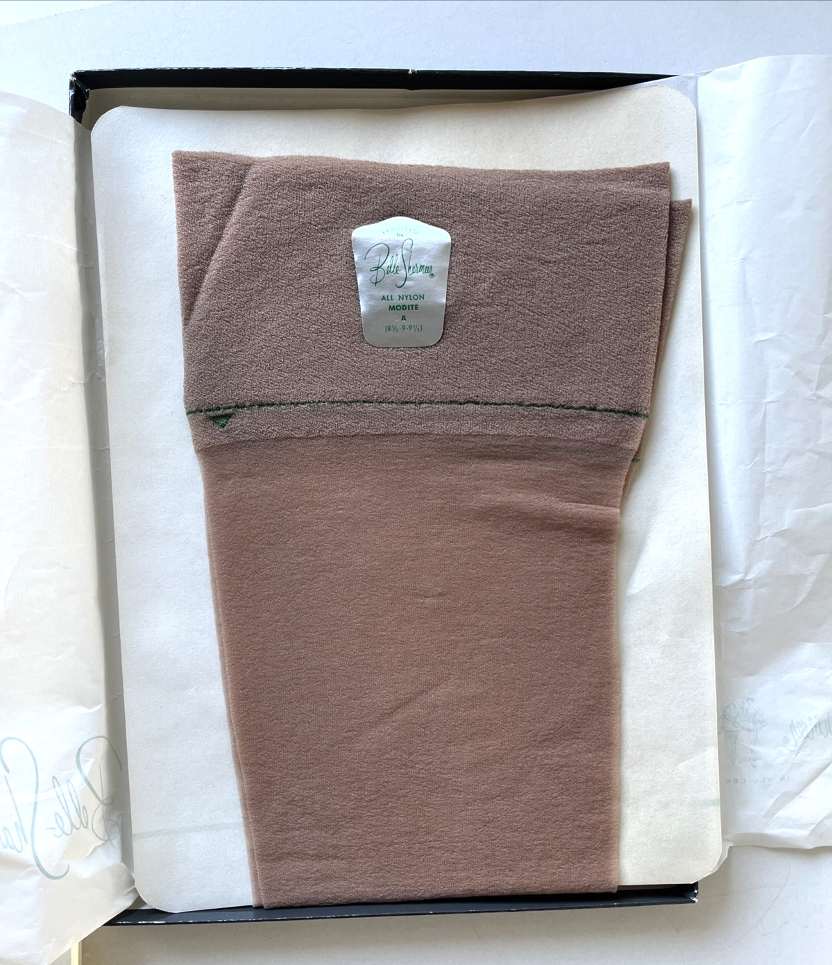 Bell Sharmeer Vintage Stockings Size 8.5-9.5 Small Seamless in Box