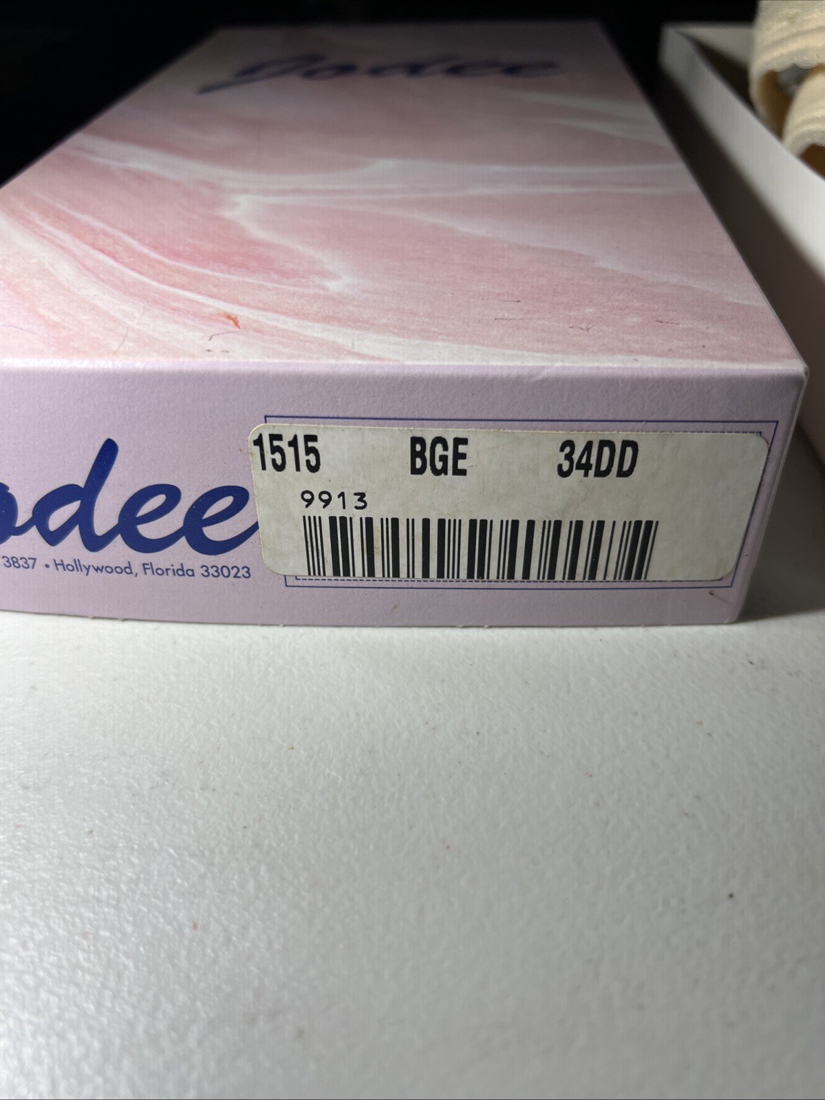 NEW Jodee Surgical Style 1515 Post Mastectomy Bra BEIGE w/Pockets USA-MADE 34DD
