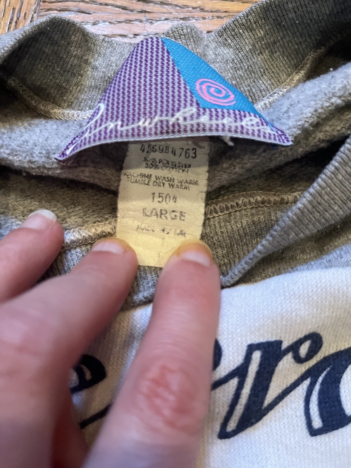 Vintage 90’s Pinwheels Women L Sweatshirt Mediterranean Fleet Royal Navy USA