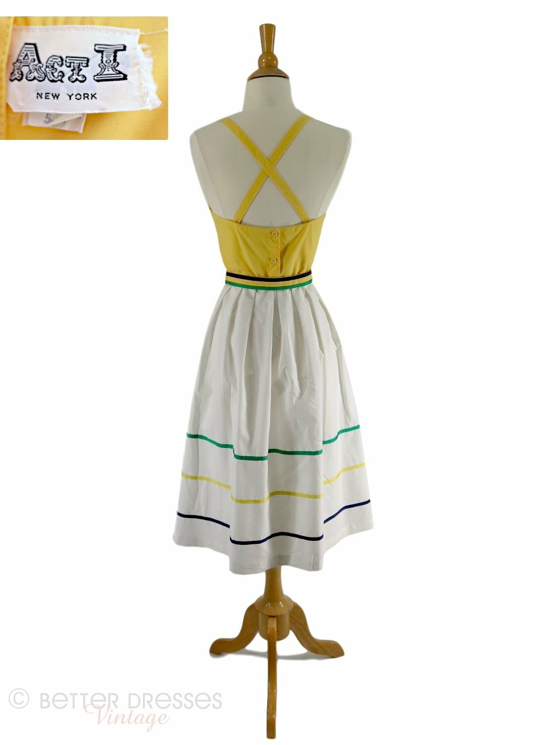 Vintage 70s Does 50s Cotton Sundress – xs, sm