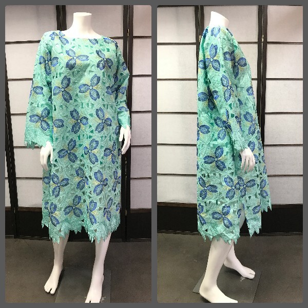 Vintage Style Flower Stunning Dress, Tiki, Rockabilly, Pin-Up, GoGo, Space, Mod