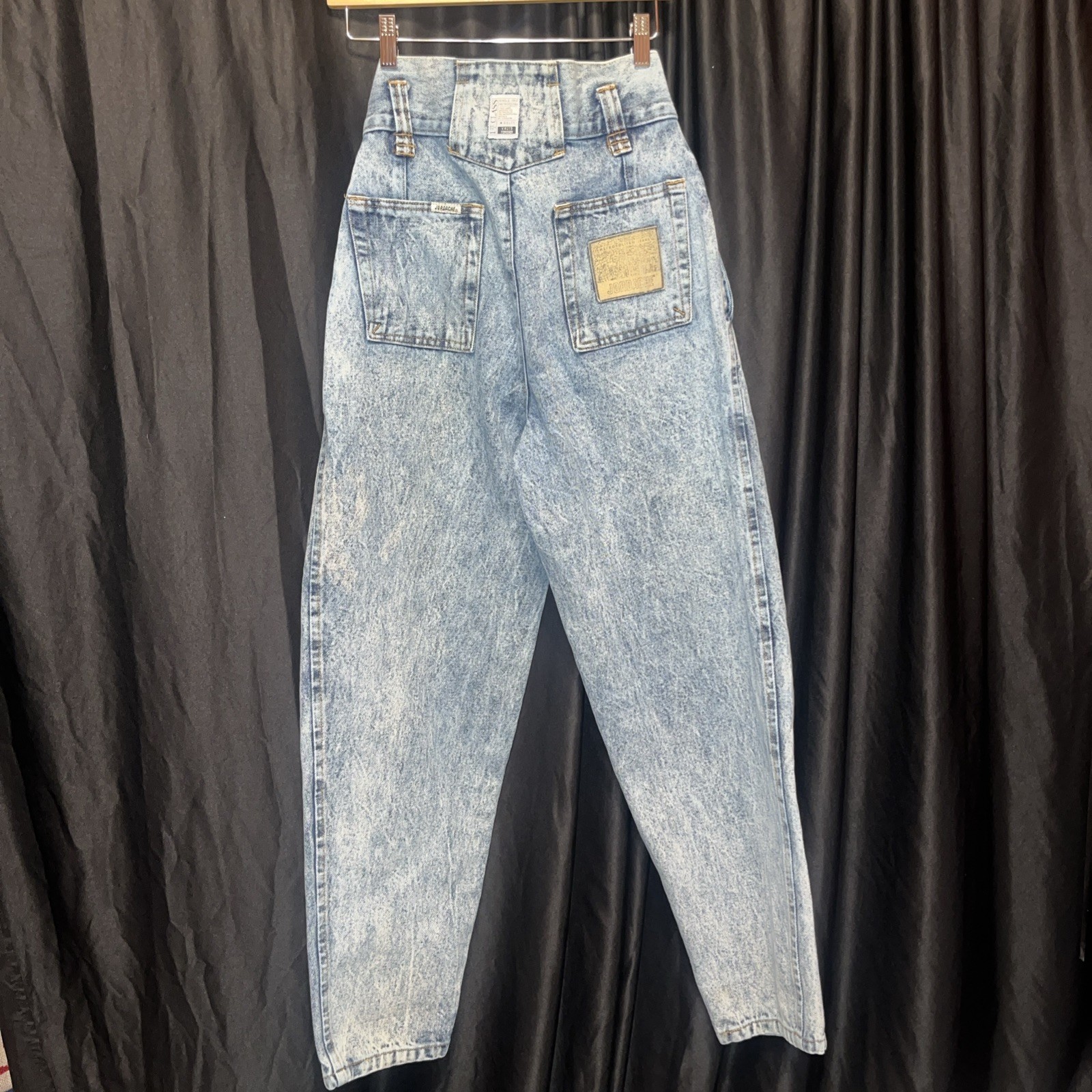 Vintage 80’s Jordache Acid Wash Jeans High Waist Pleated Pockets Very Nice
