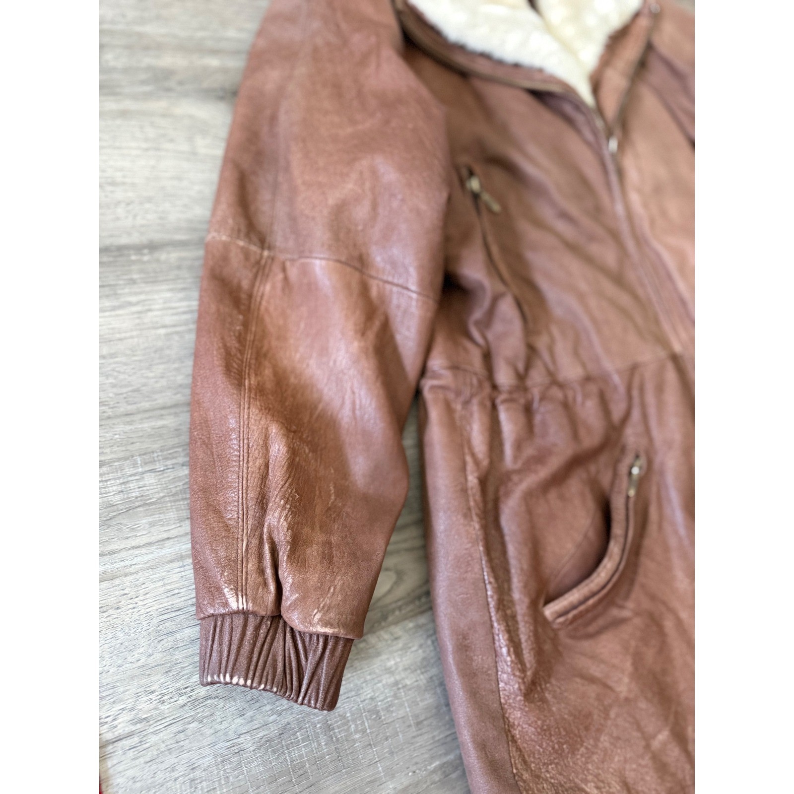 Vintage Wilsons Adventure Bound Leather Coat Jacket Women’s Sm Brown Thinsulate