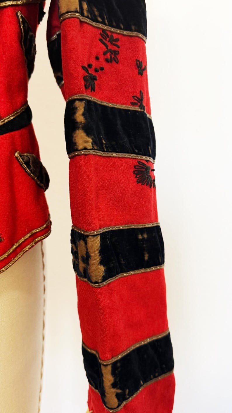 1800s Theatrical Jacket / 1800s Ballet Jacket / Antique Jacket / Size Medium
