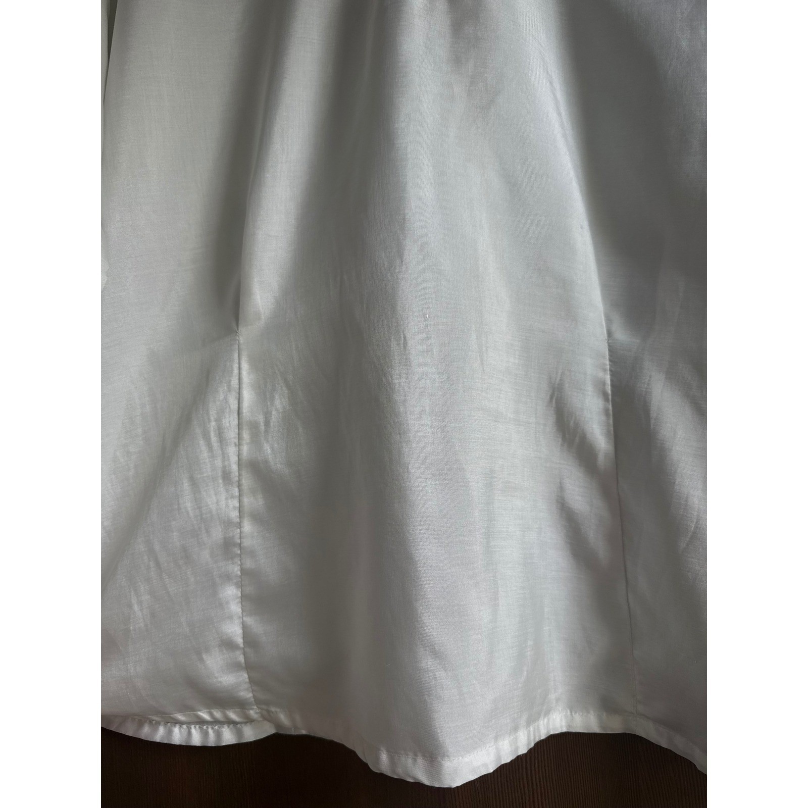 VTG Womens Victorian Revival Cottagecore Blouse White Size 8 Prairie Romantic