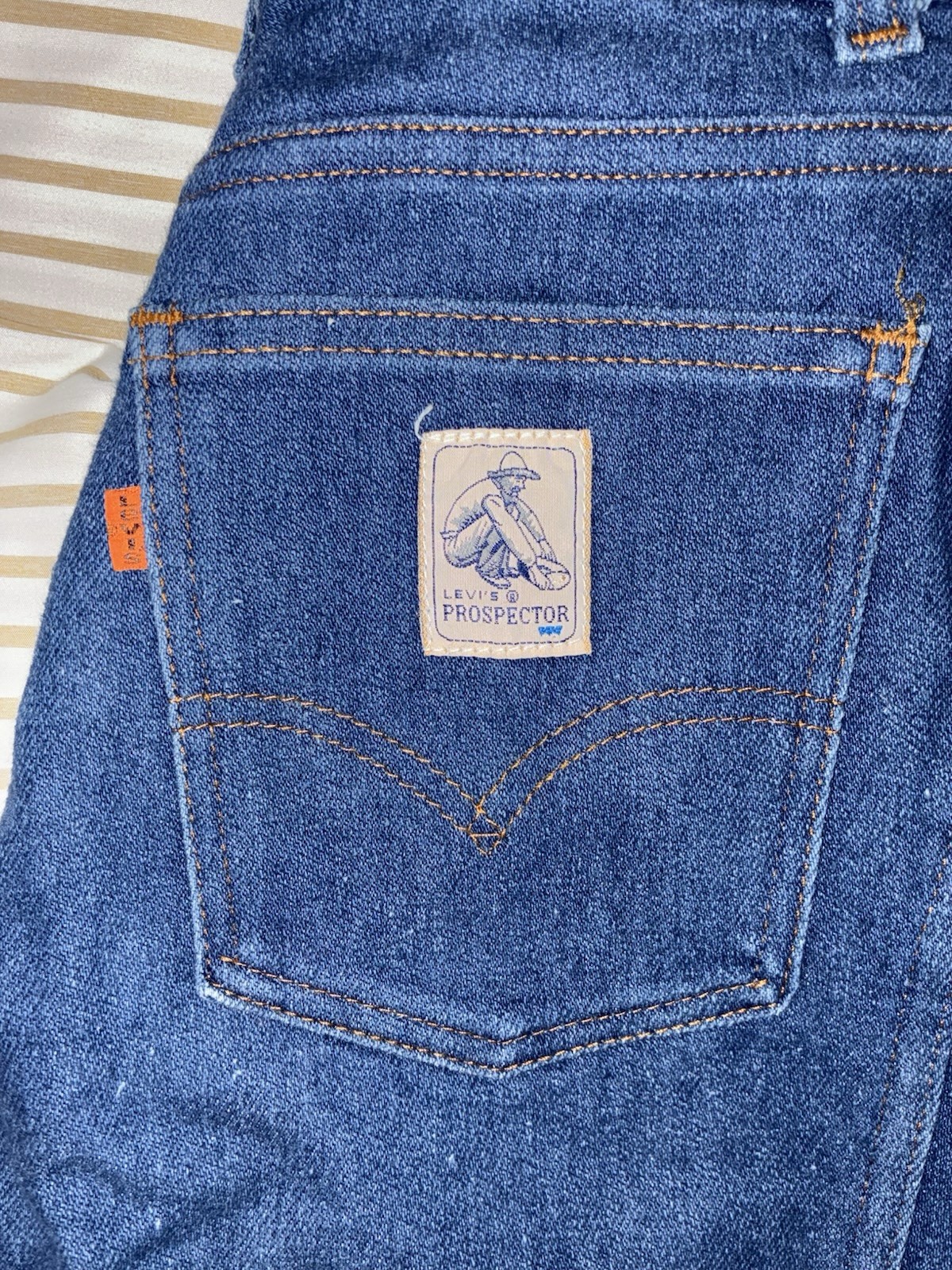 Vintage LEVI’S Orange Tab Young Misses PROSPECTOR 1977 New With Tags SIZE 16