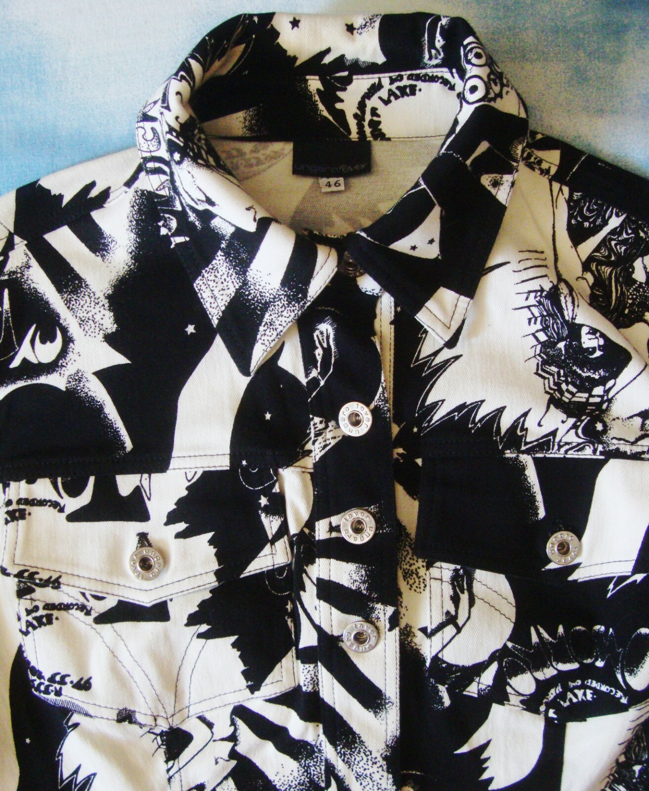 Vintage HUNGARIAN FEVER Made Italy Woman JACKET Size 46 -M approx RARE