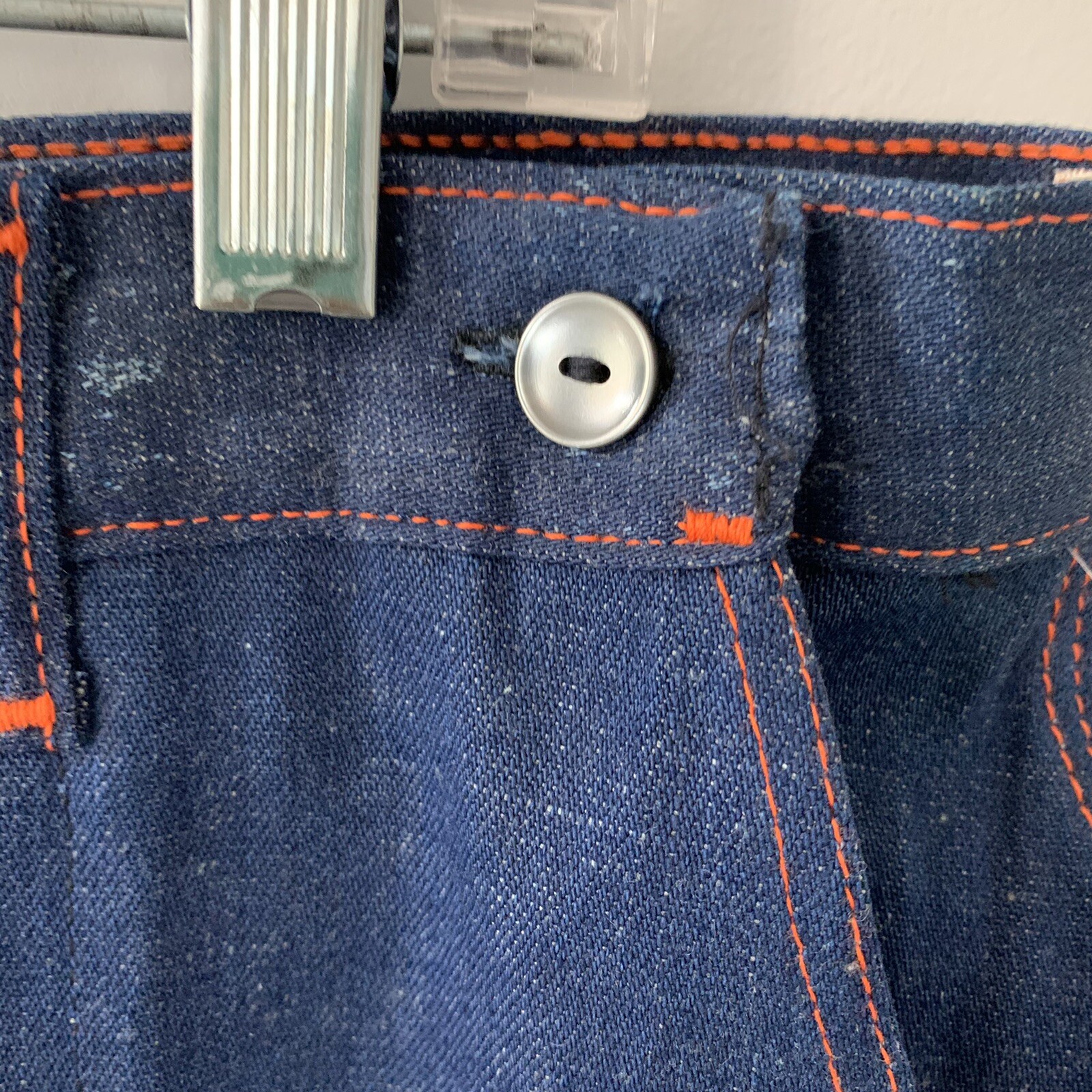 Vintage 1950’s Stephens Sanforized NWT Side Zip High Waist Denim Shorts SZ.XXL