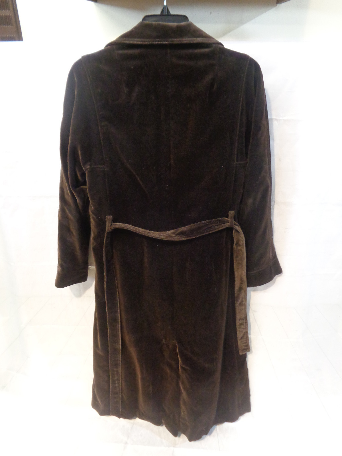 // Vintage Roth Le Cover Sport Brown Cotton Blend Coat w/ Belt size 10