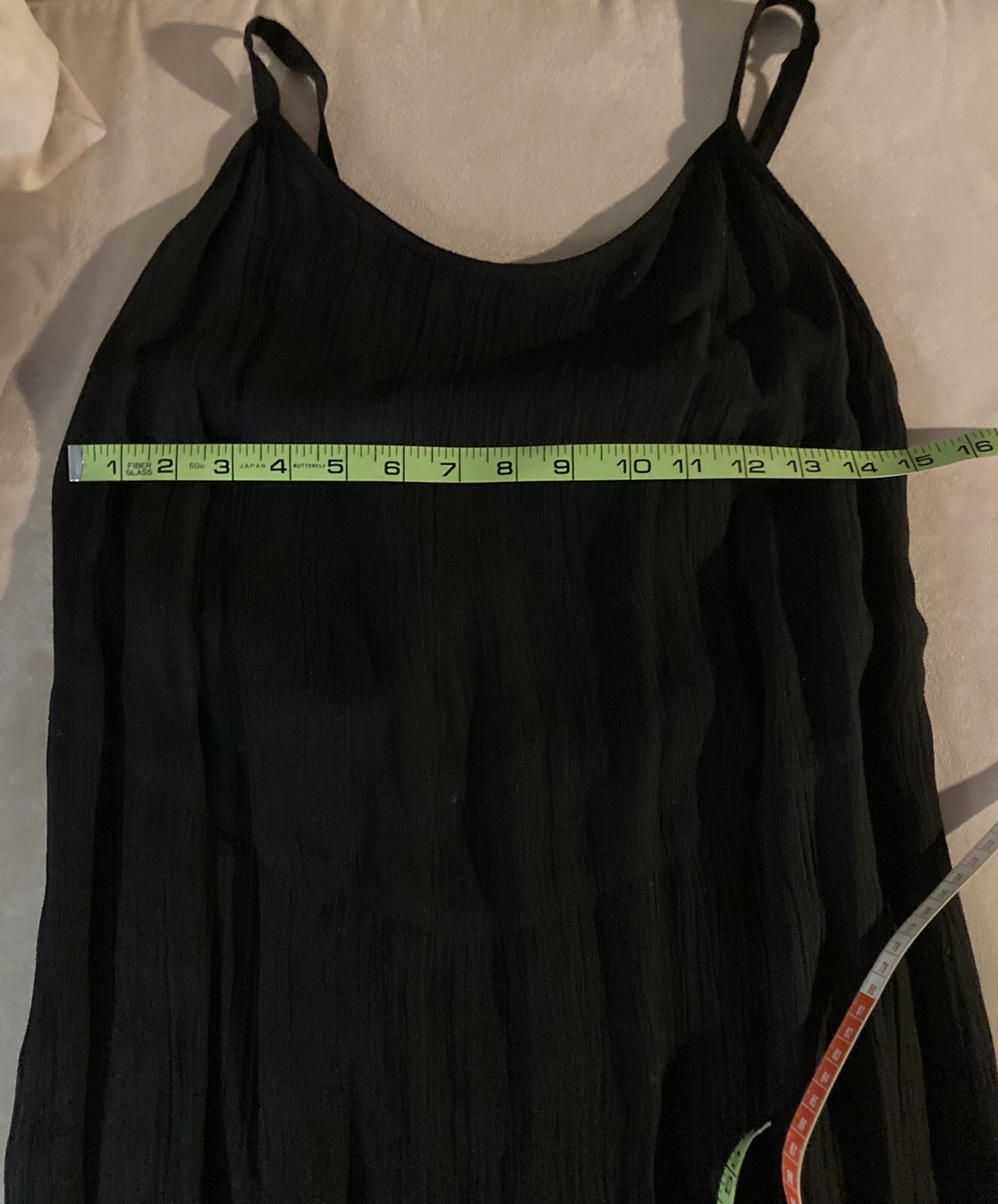 Vanessa Bruno Paris Vintage Long Black Slip Dress Sz 40/8 Super-low back!