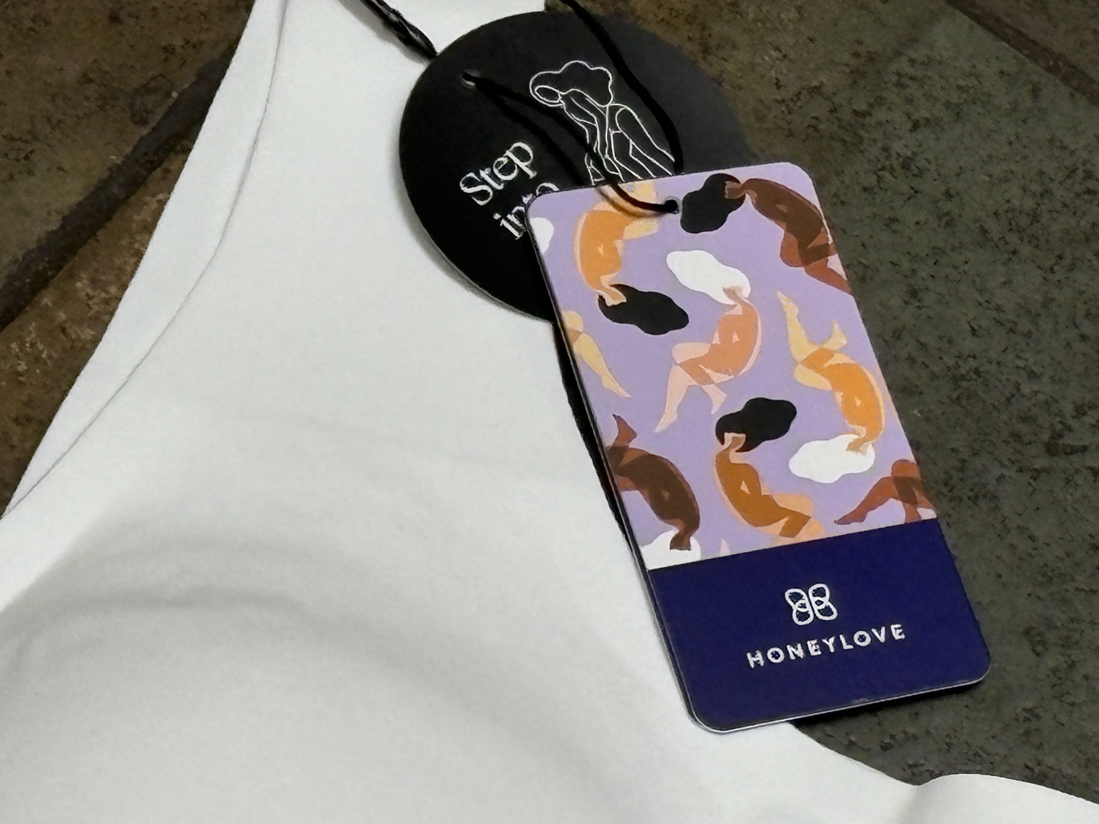 HONEYLOVE 3X White LiftWear Tank Top Shaping Cami with Pads Included NWT #425