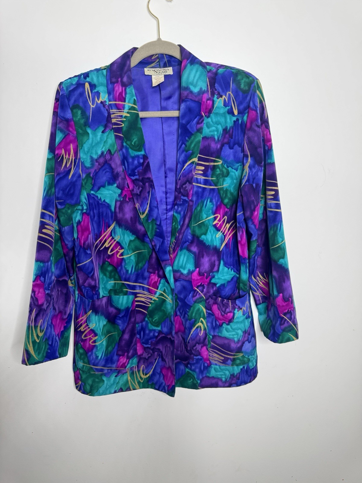 Vintage 1980s Blazer Kensington Square Medium