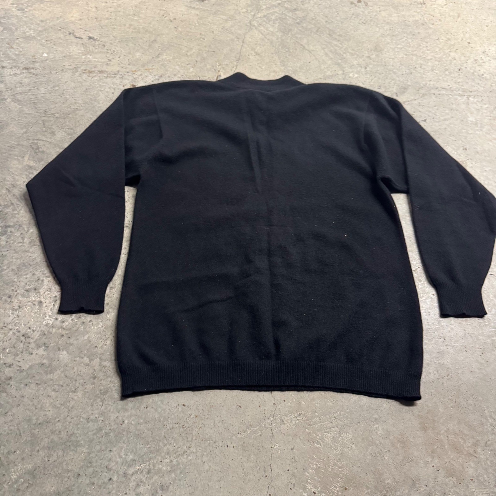Lauren Alexandra VTG Cashmere V Neck Sweater S/M Retro Old Money Minimalist