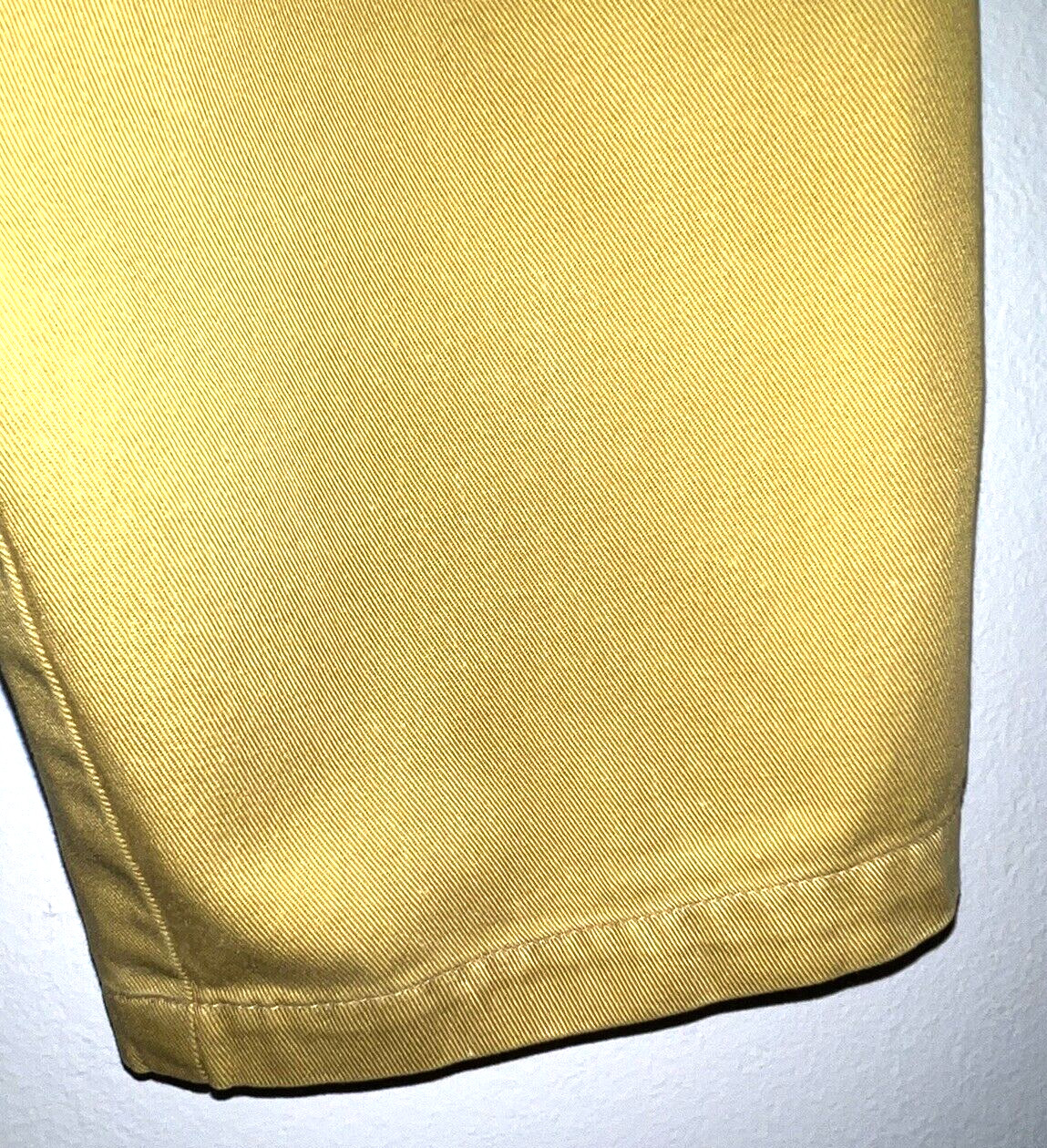 Vtg Code Zero Pleated Pants Mustard Yellow Tag Sz. 27 x 31 – Measure 25.5 x 29.5