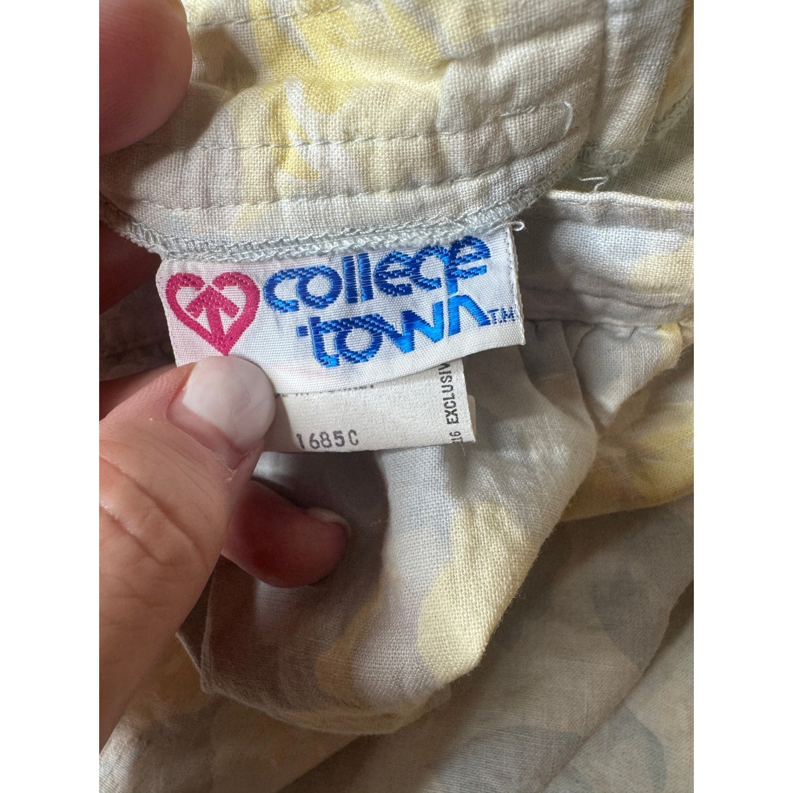 Vintage 80s/90s College Town Floral Midi Skirt Cottagecore Prairie Pocket XS