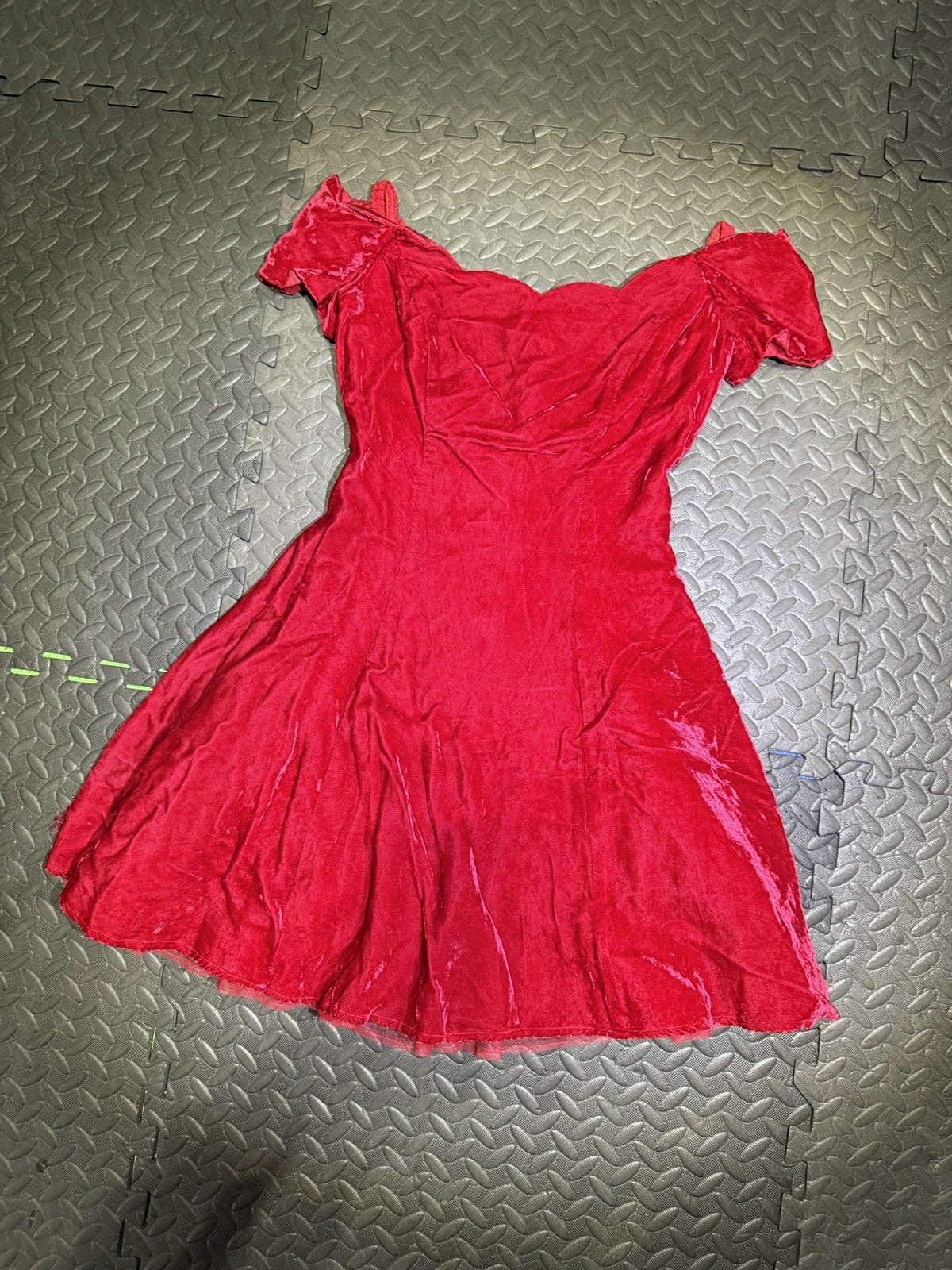 Vintage 80’s Roberta Dress Red Formal Party Prom Cocktail Gown 9/10 Dance 90s