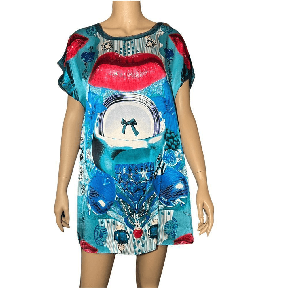 Custo Barcelona silk tunic dress