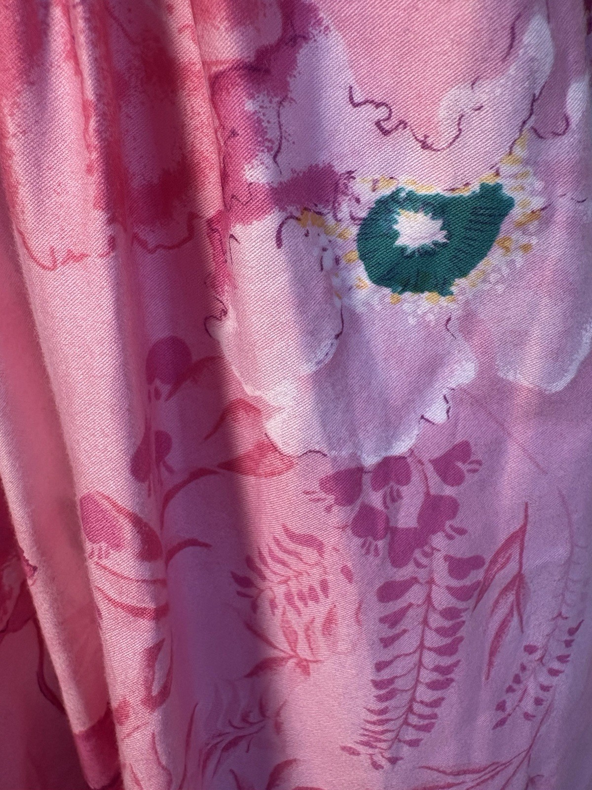 Paradise Hawaii Vintage 60s Pink Floral Dress