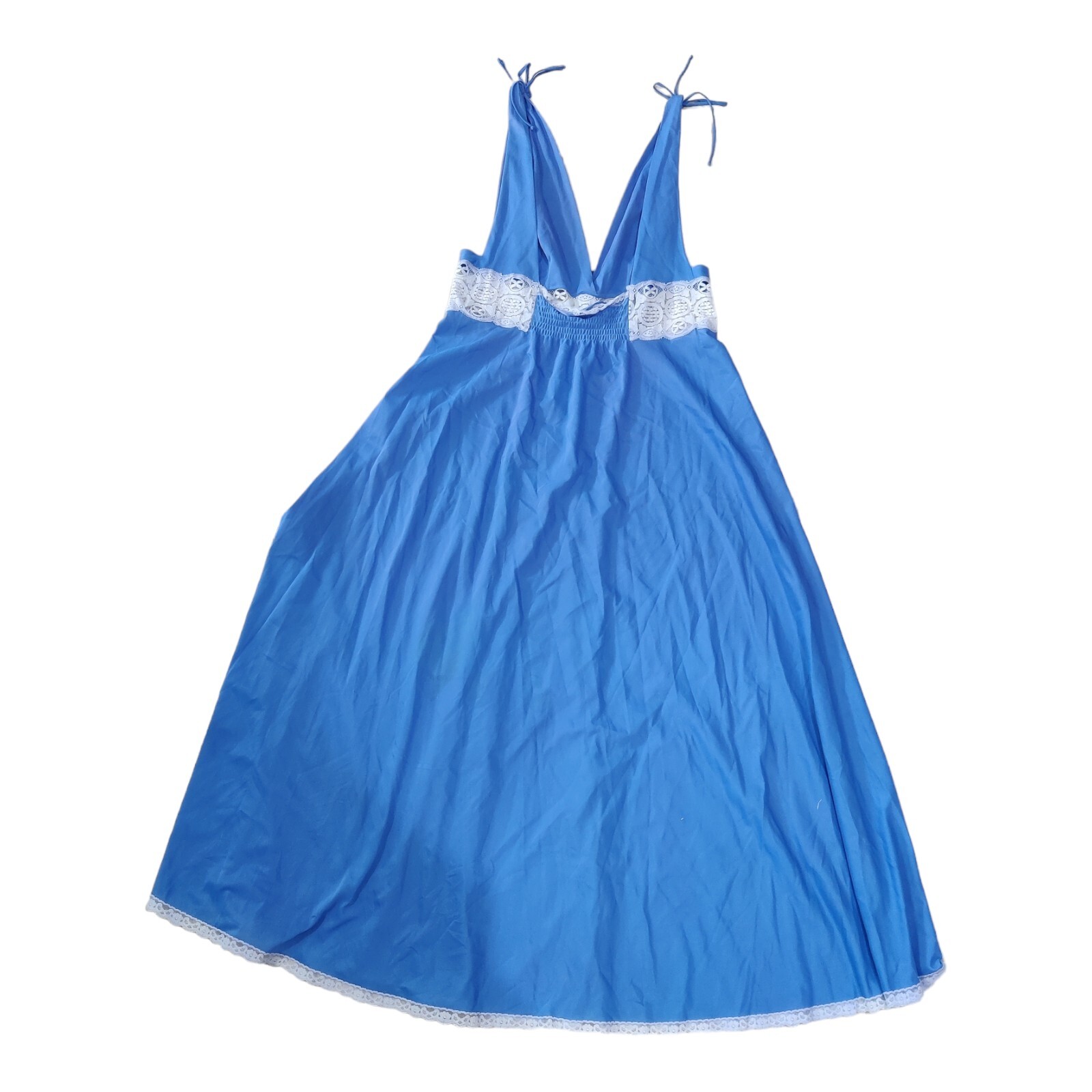 Claire Sandra Lucie Ann Beverly Hills Blue Night Gown Dress NO SIZE