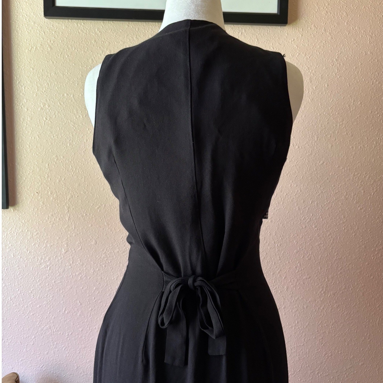Vintage 80s / 90s Gingham Miss Honey Teachercore Maxi Dress