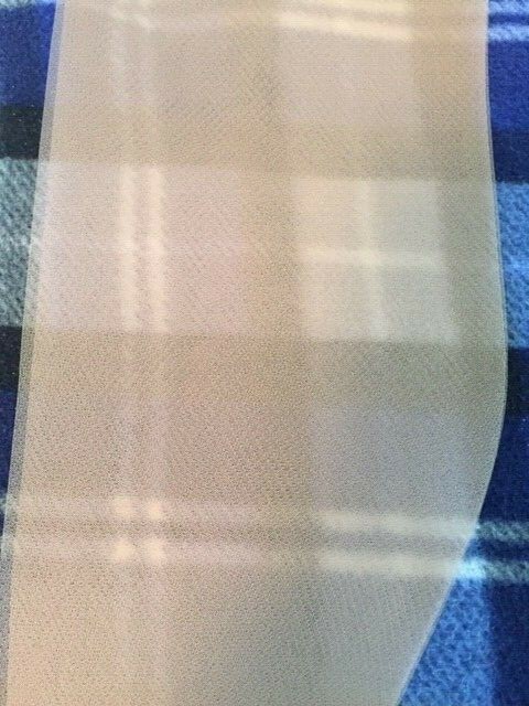 1 Pair Vintage Pedestal mesh 9 sugar beige garter stockings