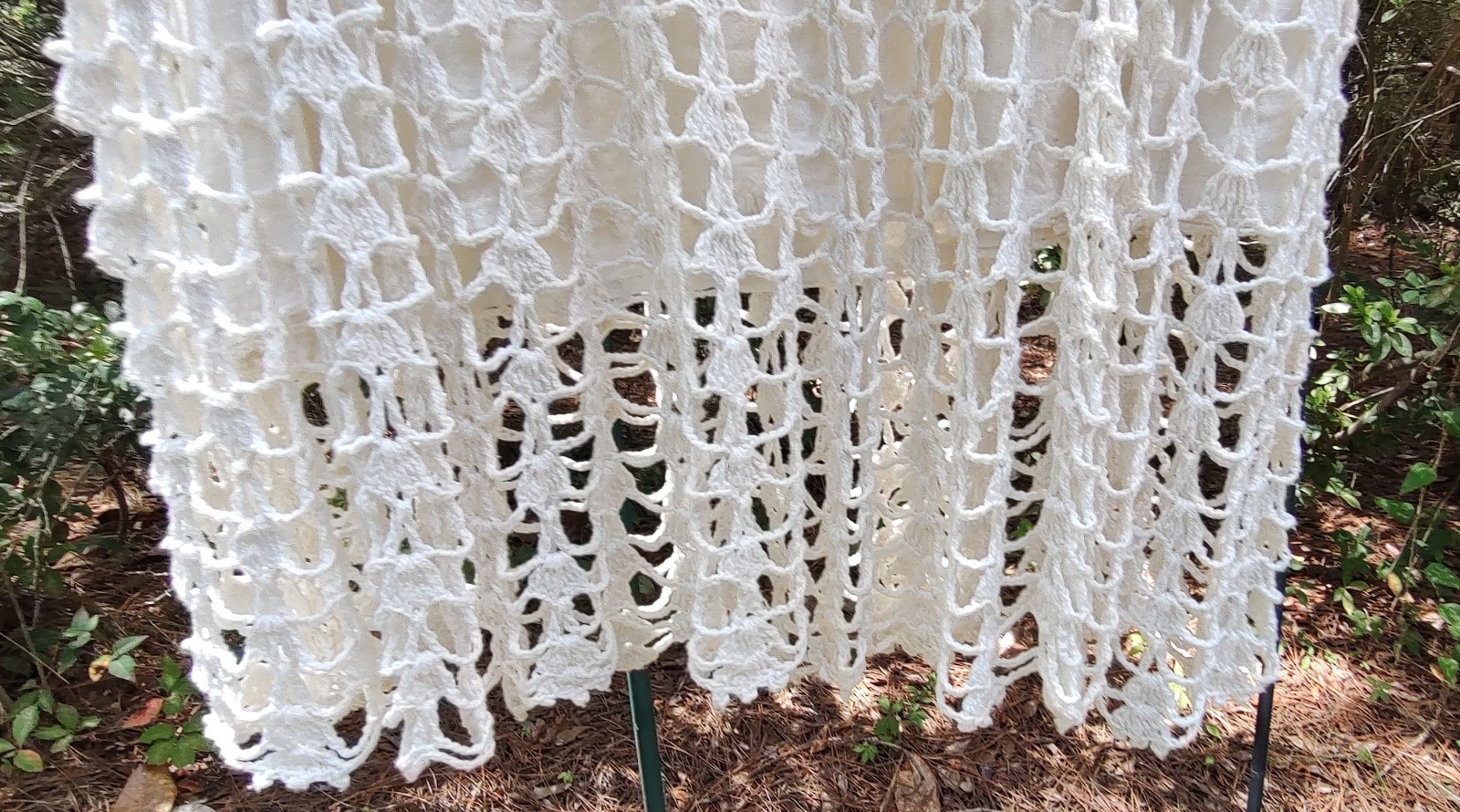 Vtg 1970’s-80’s „Perled” Brand, Philippines Crochet 2 Pc (M) Top/Skirt, Boho