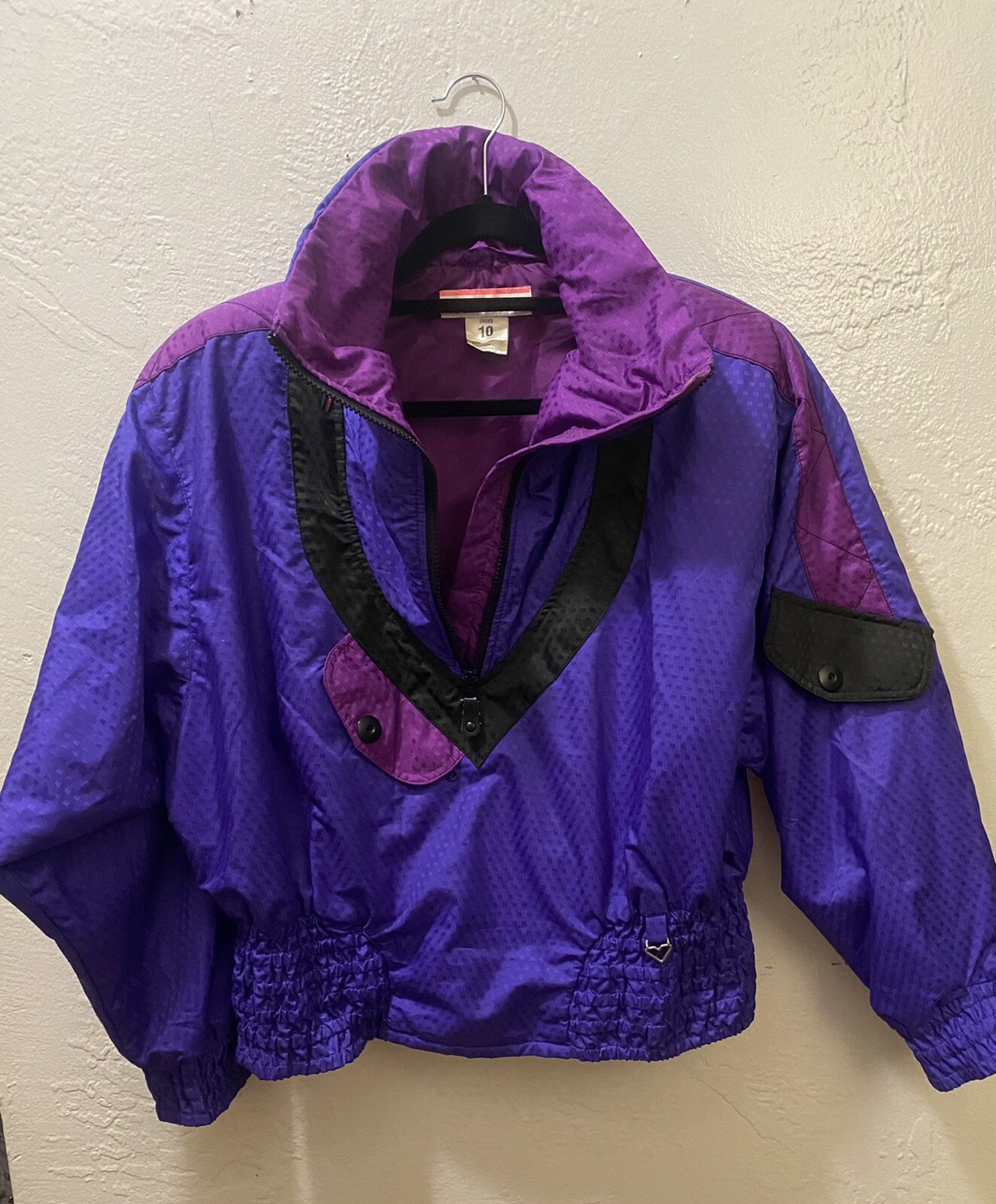 Vintage Obermeyer 80s Ski Snow Jacket Size Medium Bright Colorful Size 10 RARE