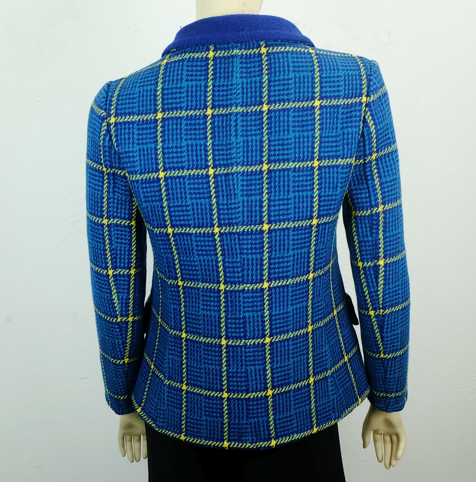 Short JACKET costume jacket size 38 Fabiani Italy Tissus Nattier Paris 1960s