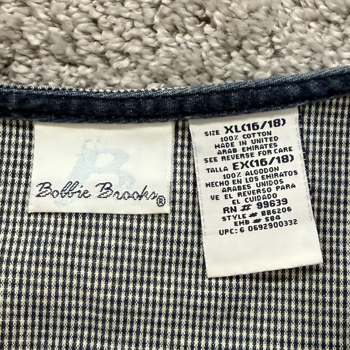 VTG 90s Bobbie Brooks Denim Dress XL Garden Gingham Cottage Country Teacher Maxi
