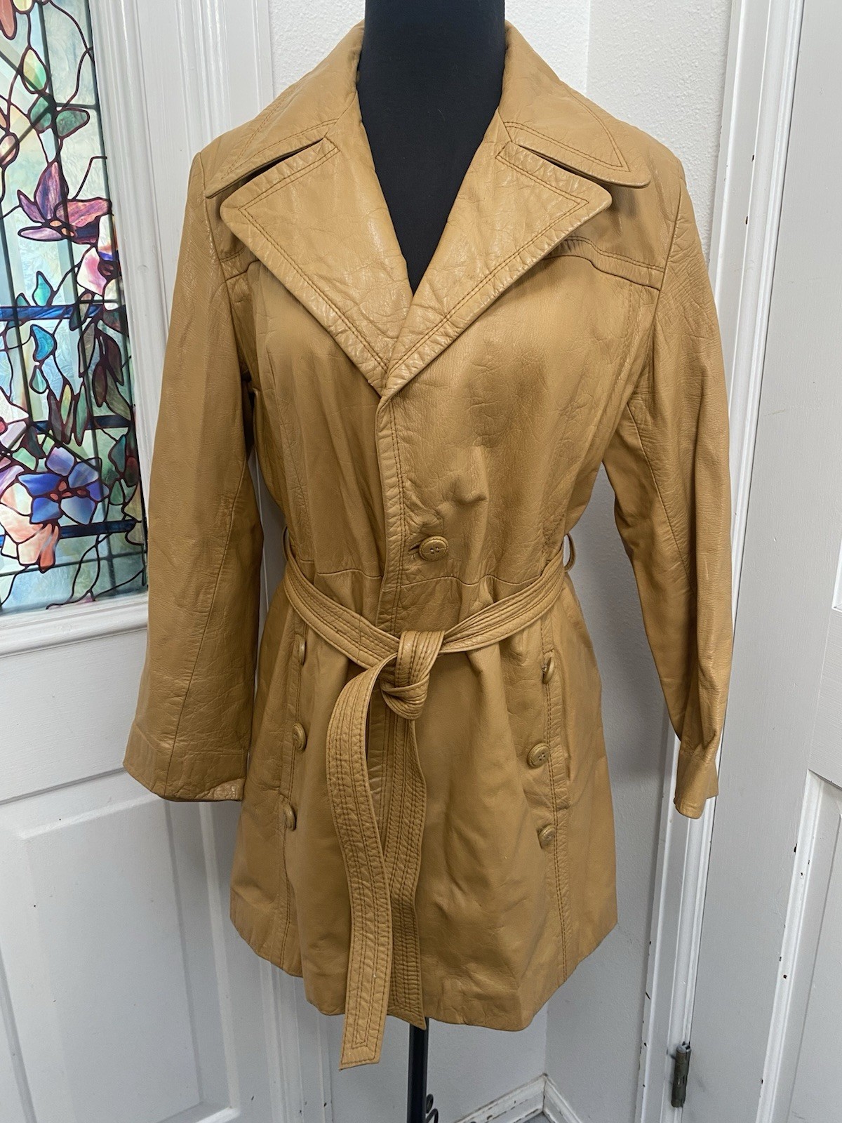 Vintage 1970’s Leather The Tannery Coat 13/14