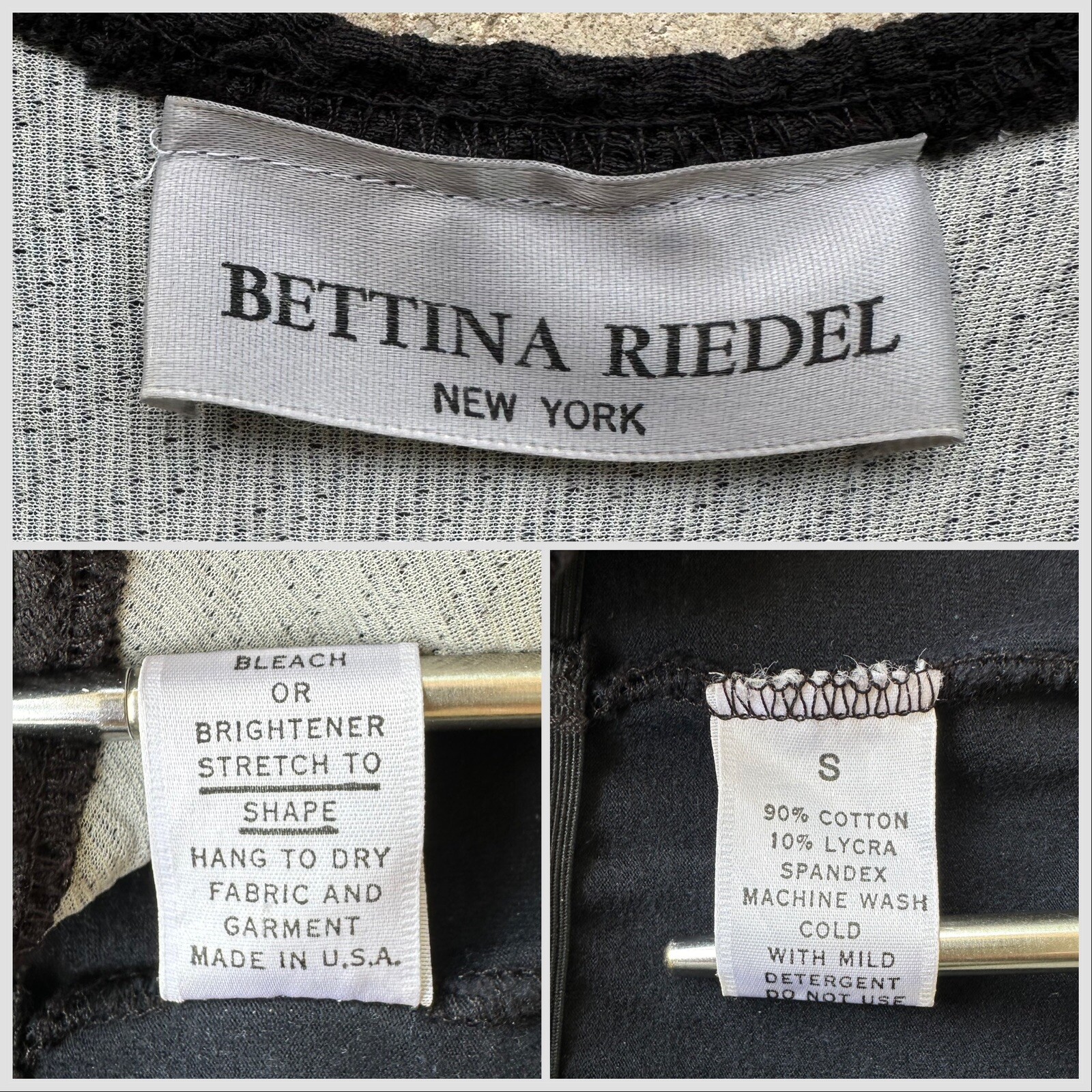 1990s Bettina Riedel NY Stirrup Pant Jumpsuit Romper Pleated Black Catsuit S VTG