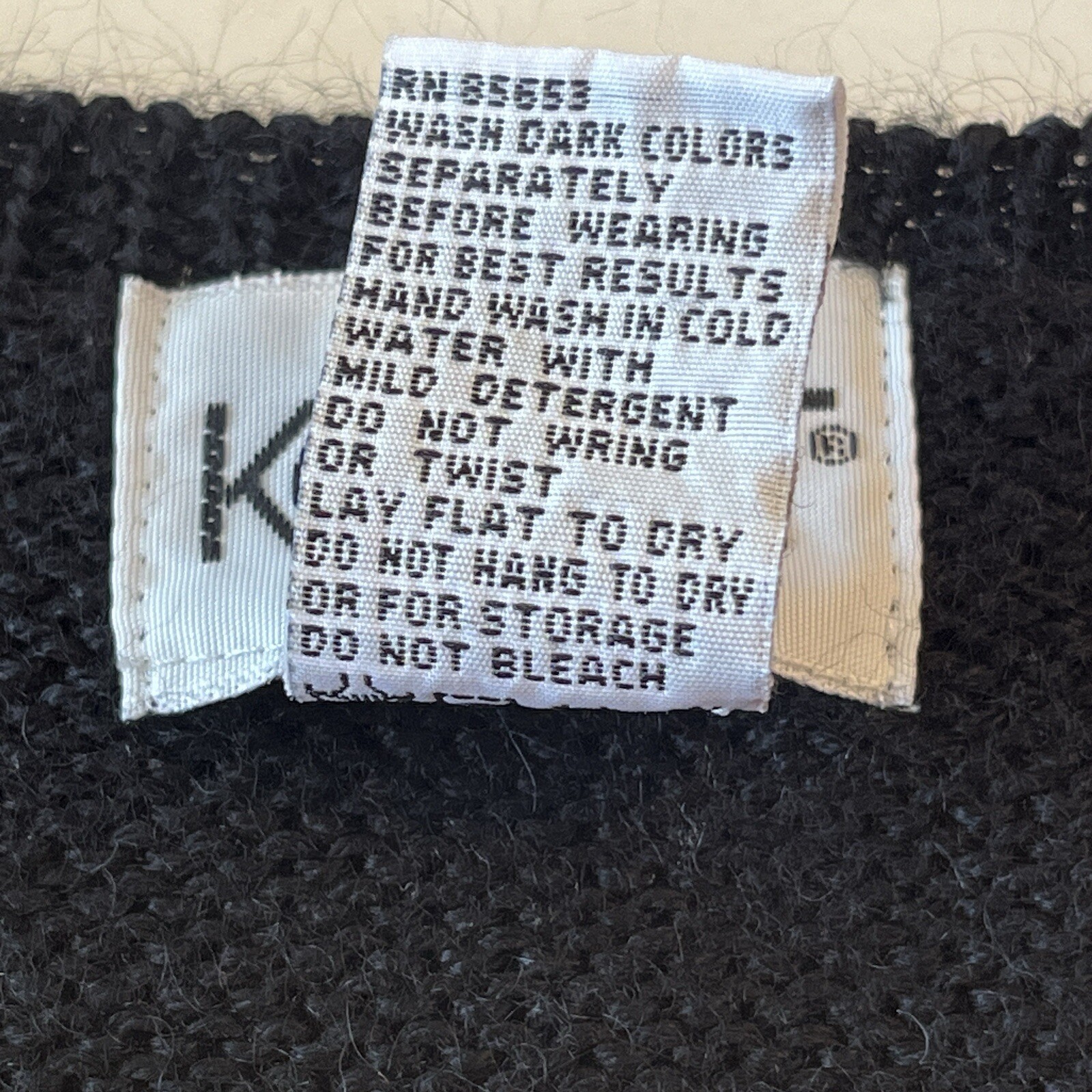 Vtg Koret Acrylic Wool Knit Sweater Vest S Argyle Diamond Black Grandma Yuppie