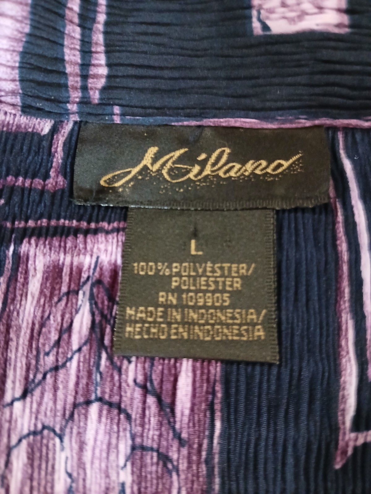 80’s Vintage Milano Funky Ribbed Stretchy Long Sleeve Button Blouse (A3)