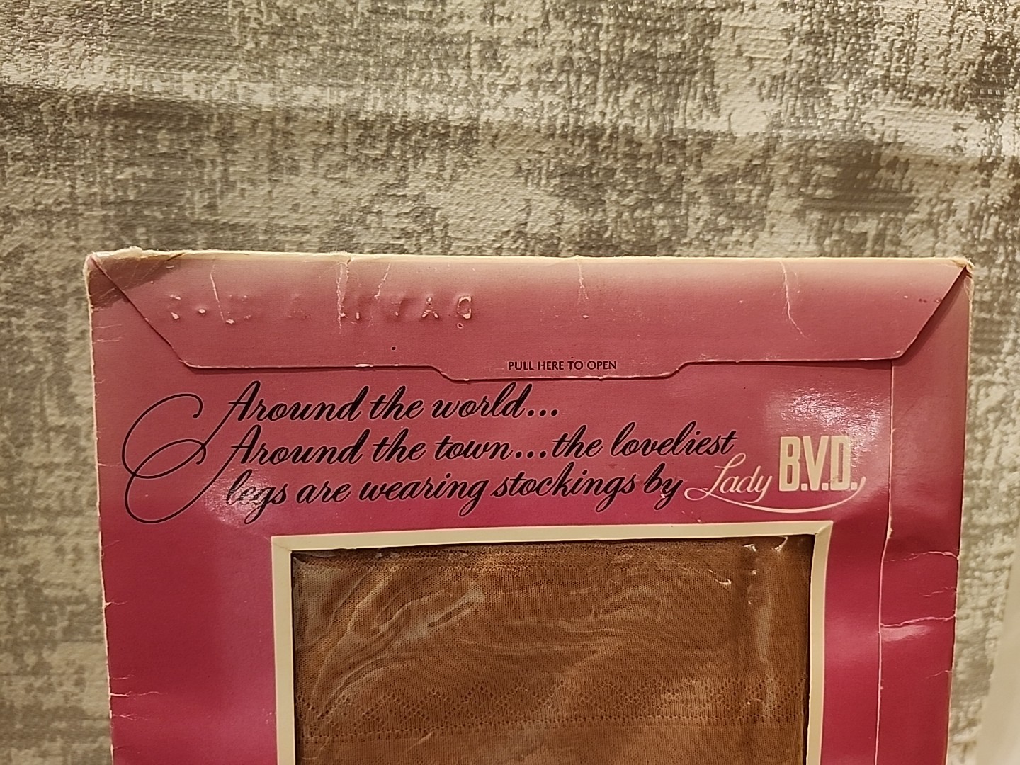 Vintage Lady BVD Sheer Seamless Stretch Nylons Dawn Size A (8 1/2-9)