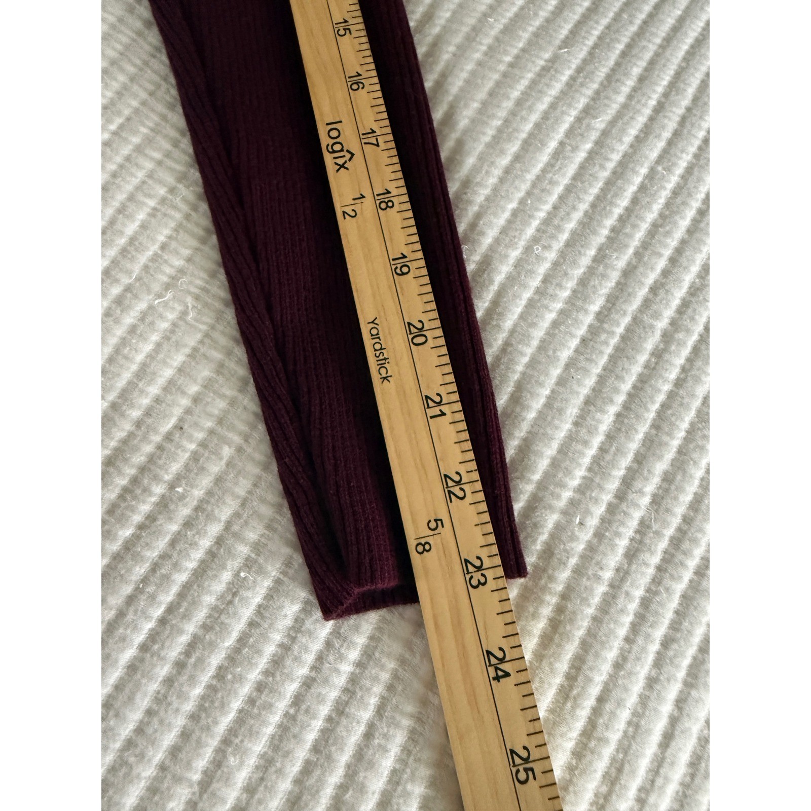 Vtg Lauren Ralph Lauren Sweater M Wine Ribbed Cotton Turtleneck Classic Preppy
