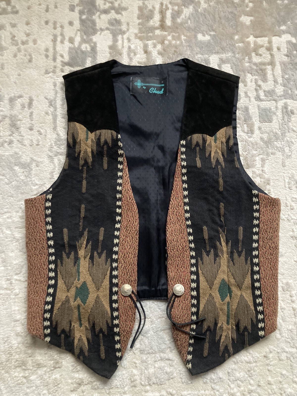 Southwestern rodeo cowboy Vest by Chad