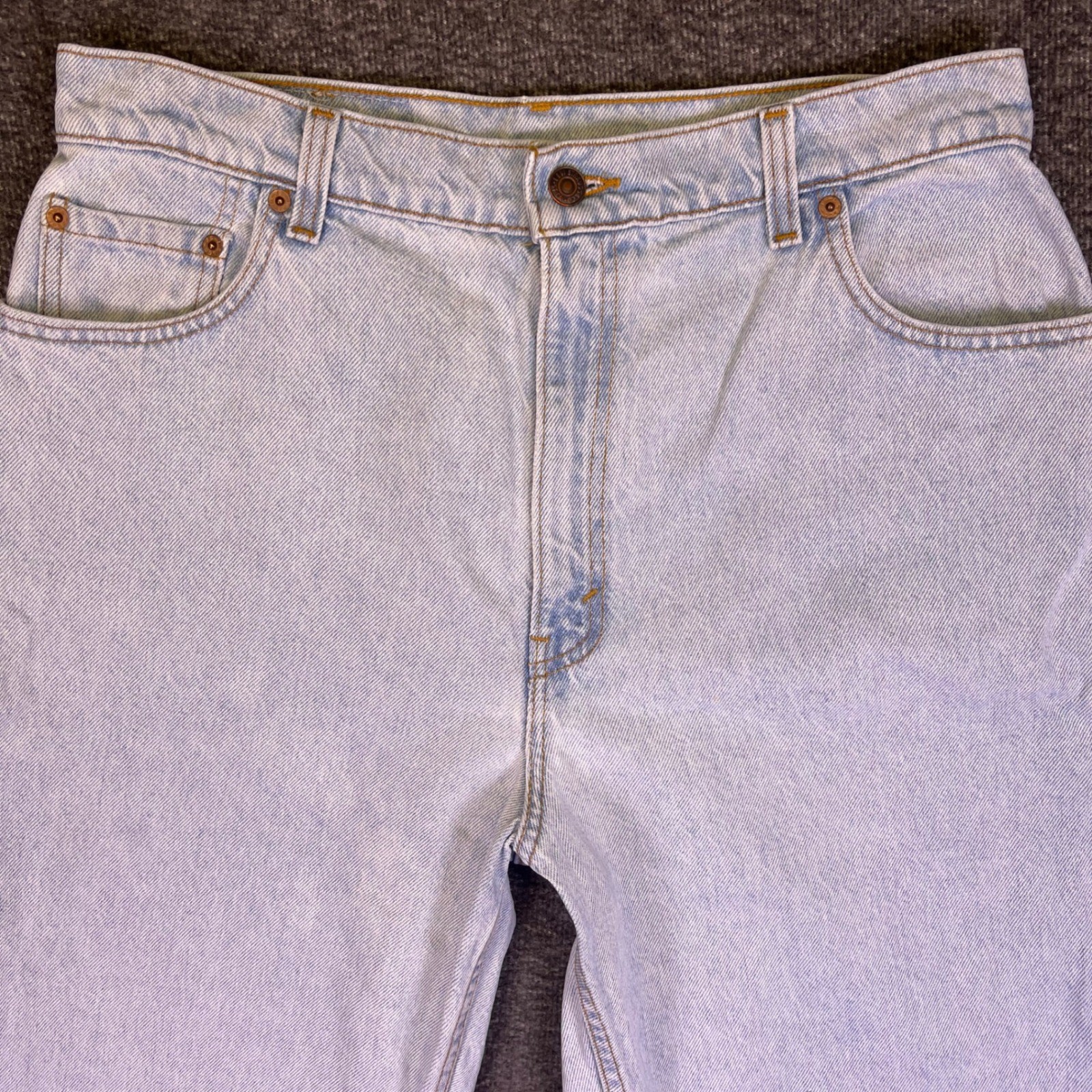 VTG 90s Levis 551 Jeans Womens 16S Light Wash High Rise Tapered Relaxed USA Y2K