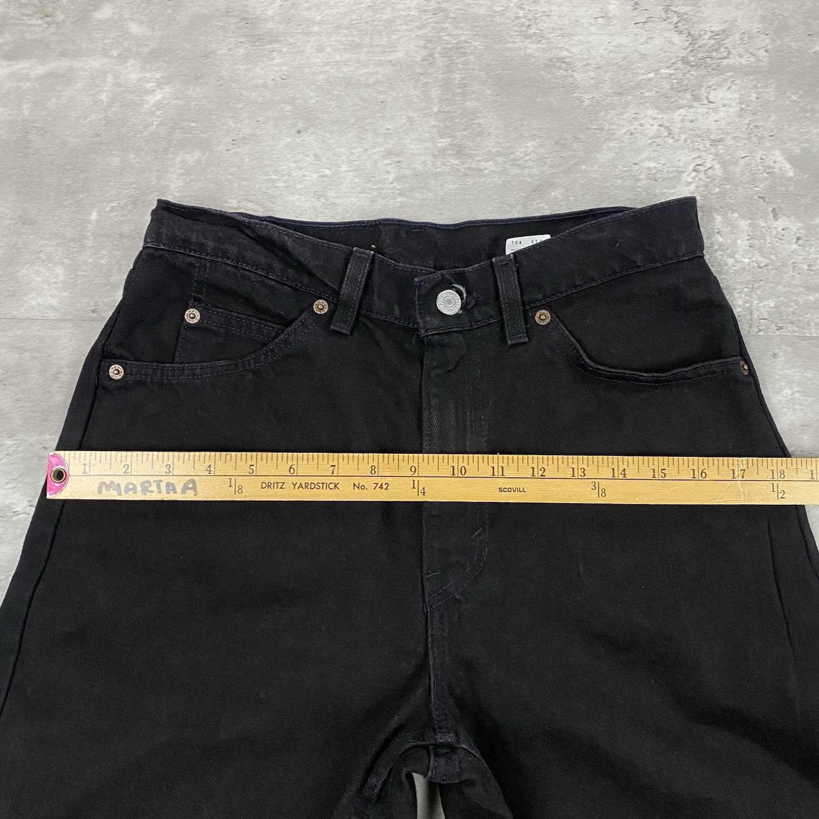 vintage Levis 960 black Loose Fit Straight Leg jeans denim Womens 8 Reg S 90s