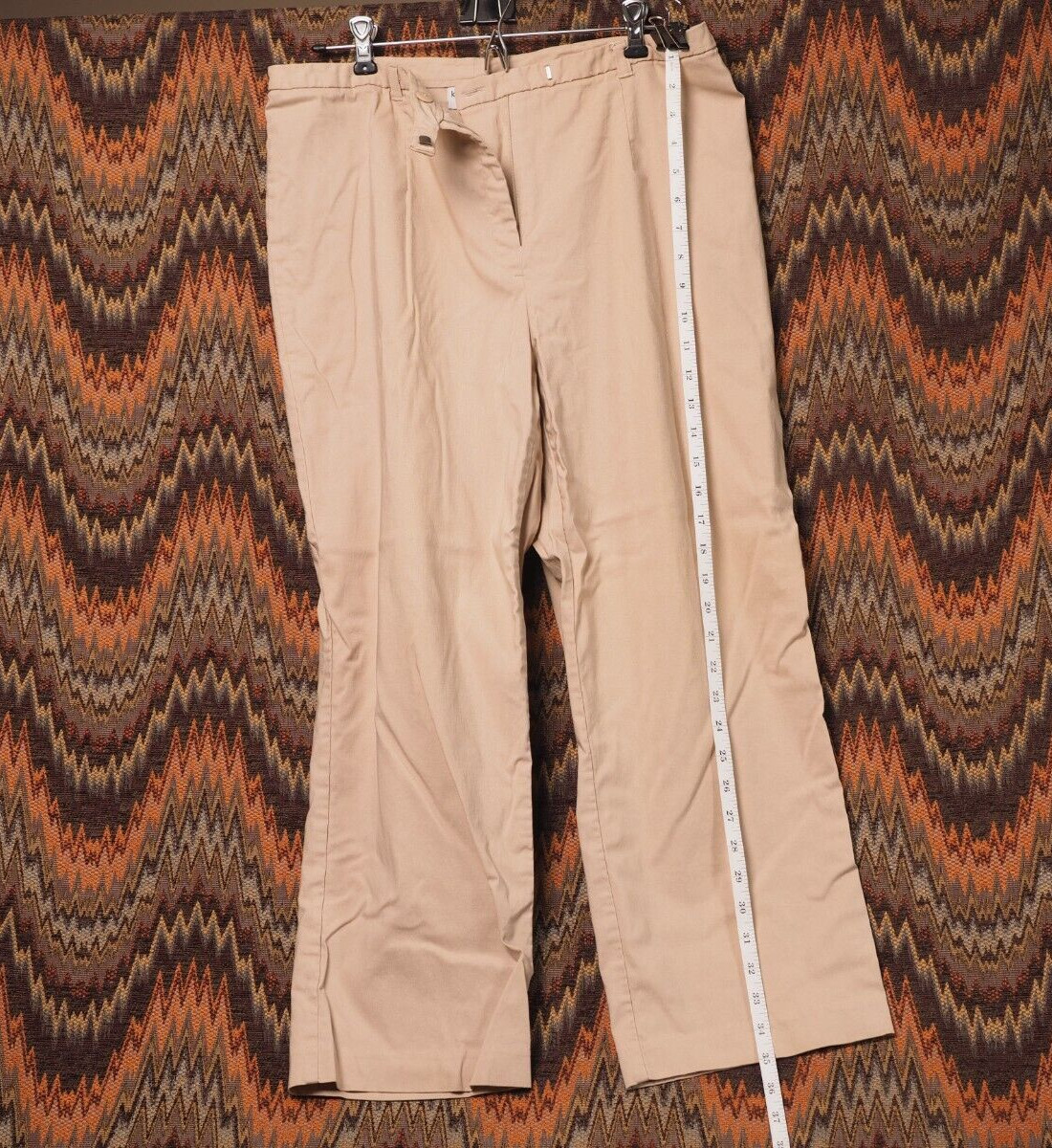 Vintage Kathy Ireland Plus Womens Tan Pants Size 16W