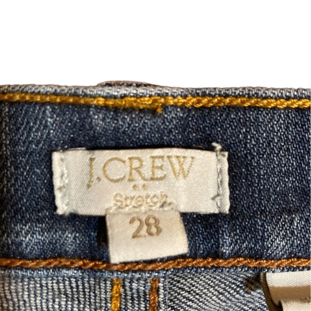 J. Crew Denim Stretch Ankle Jeans, Size 28