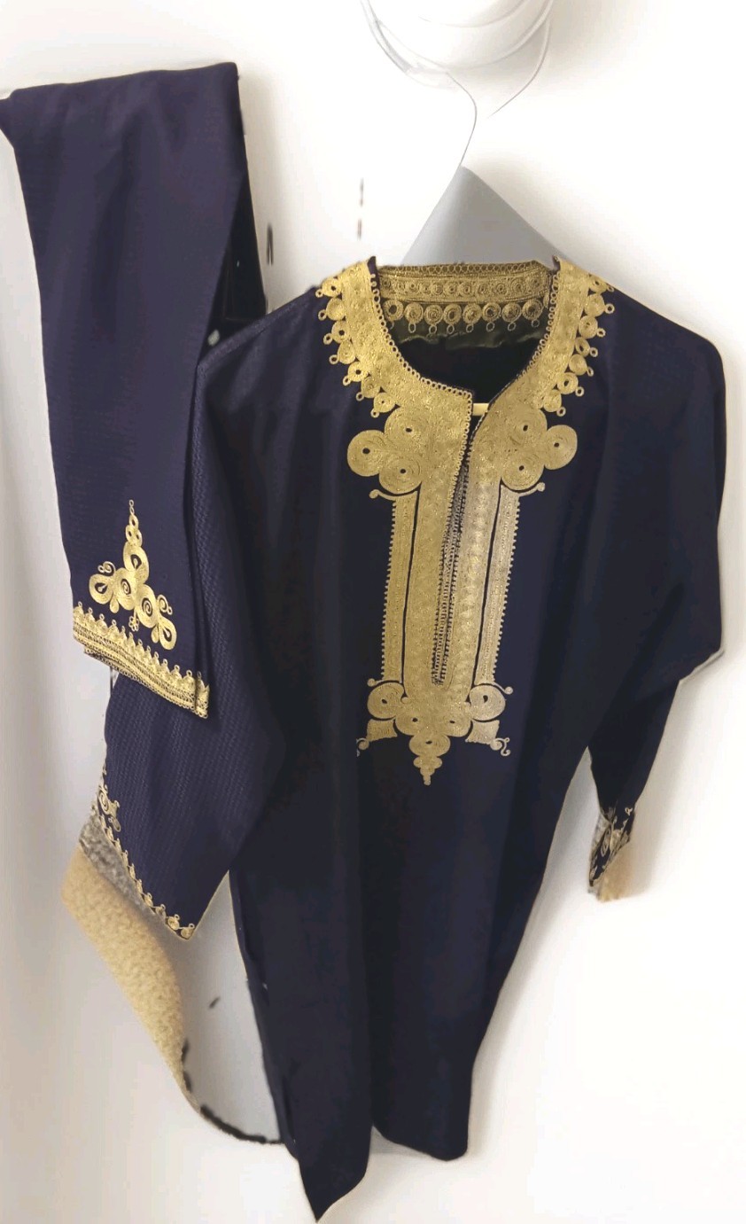 Vintage Embroidered Ethnic Pant andTunic Set L