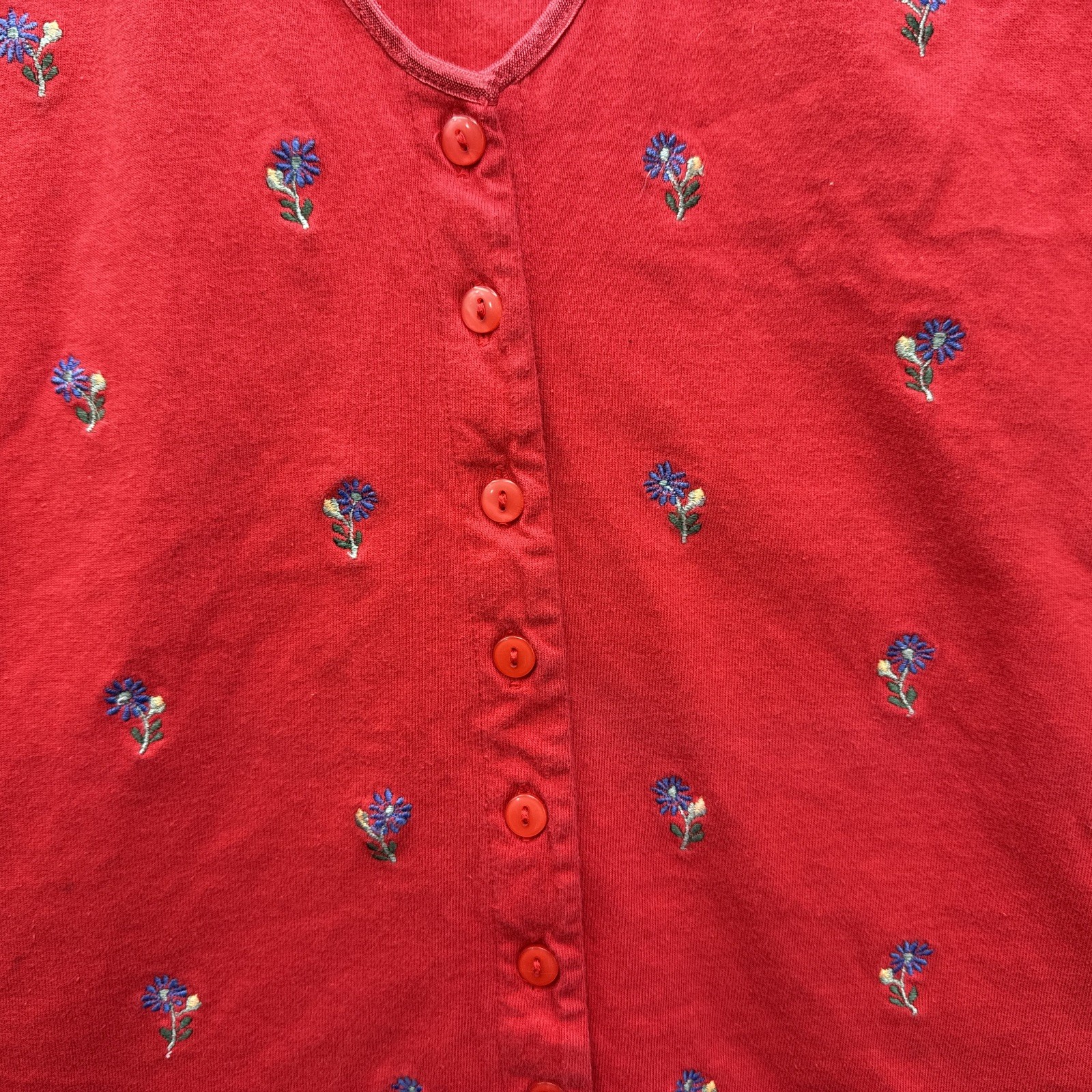 Victoria Jones VTG 90s Floral Embroidered Grandmacore Cottagecore Twinset PM