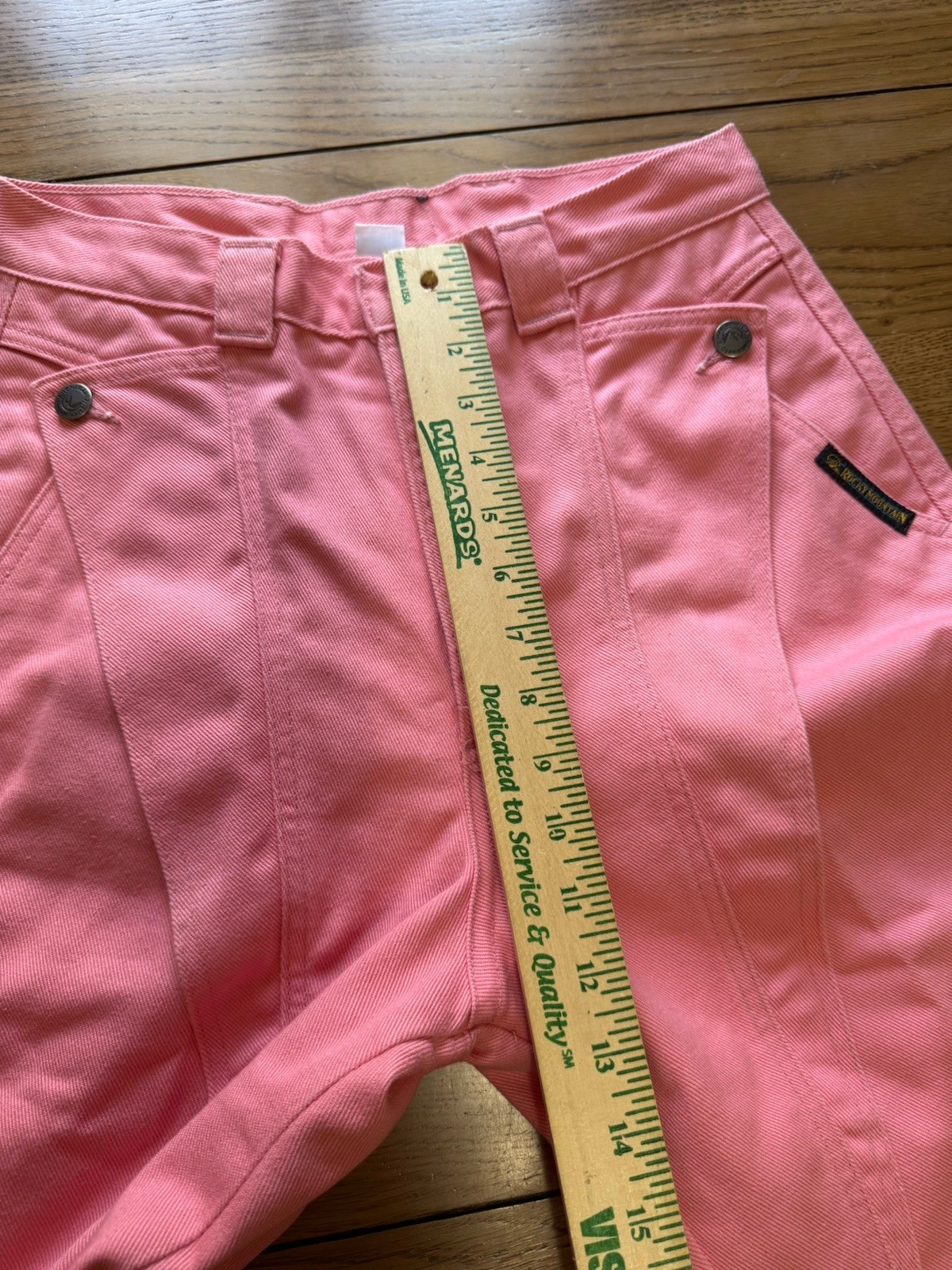 Rocky Mountain Jeans Pink Bareback Women Sz 29 Vintage Mom Jeans Western Cowgirl