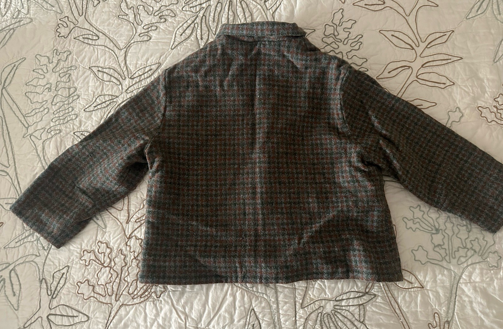 Vintage Dutchmaid Women’s Plaid Wool Skirt/Matching Cropped Jacket Ephrata, Pa