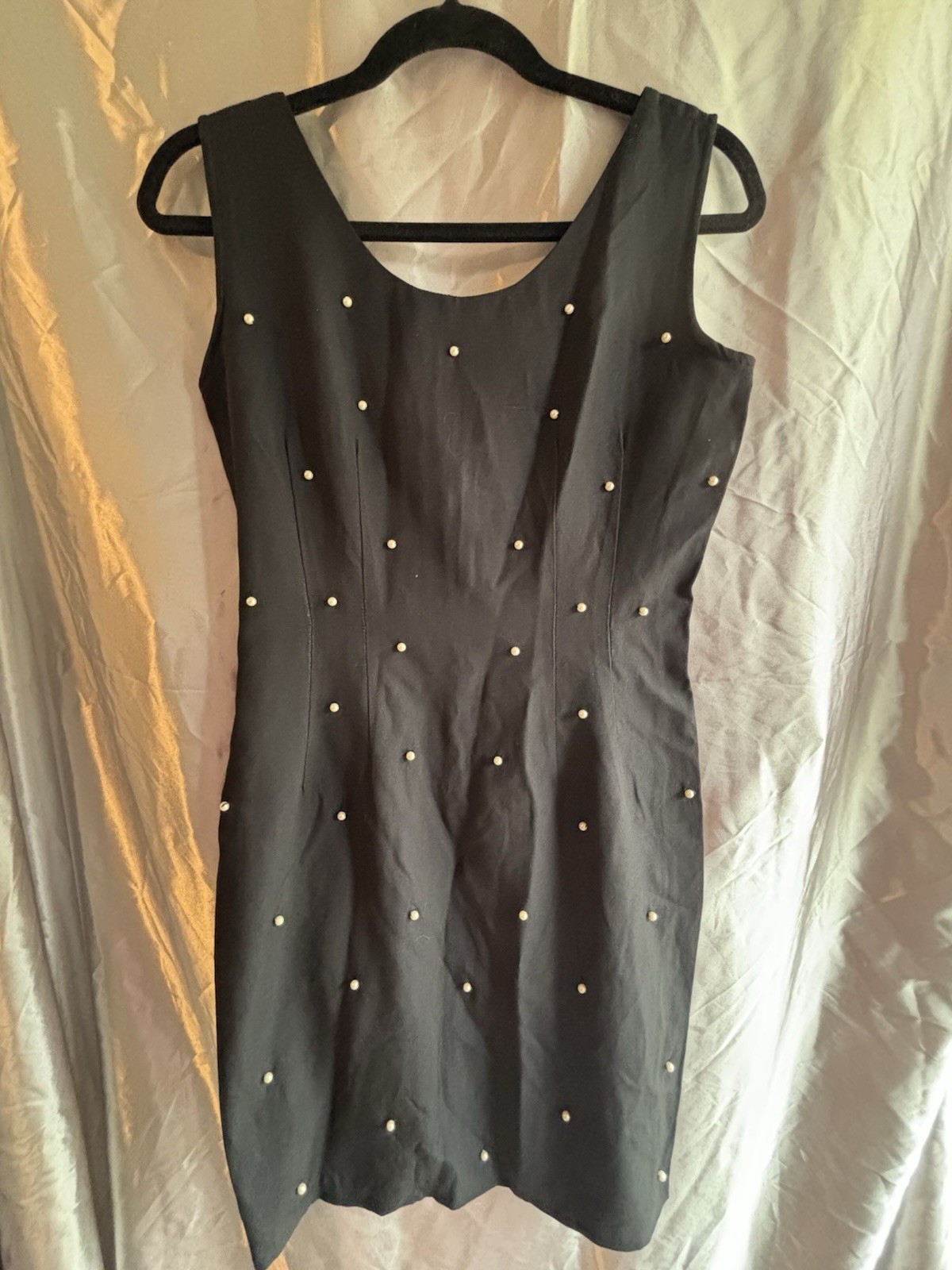 Vintage 1980s Notorious Sleeveless LBD Dress Size 5